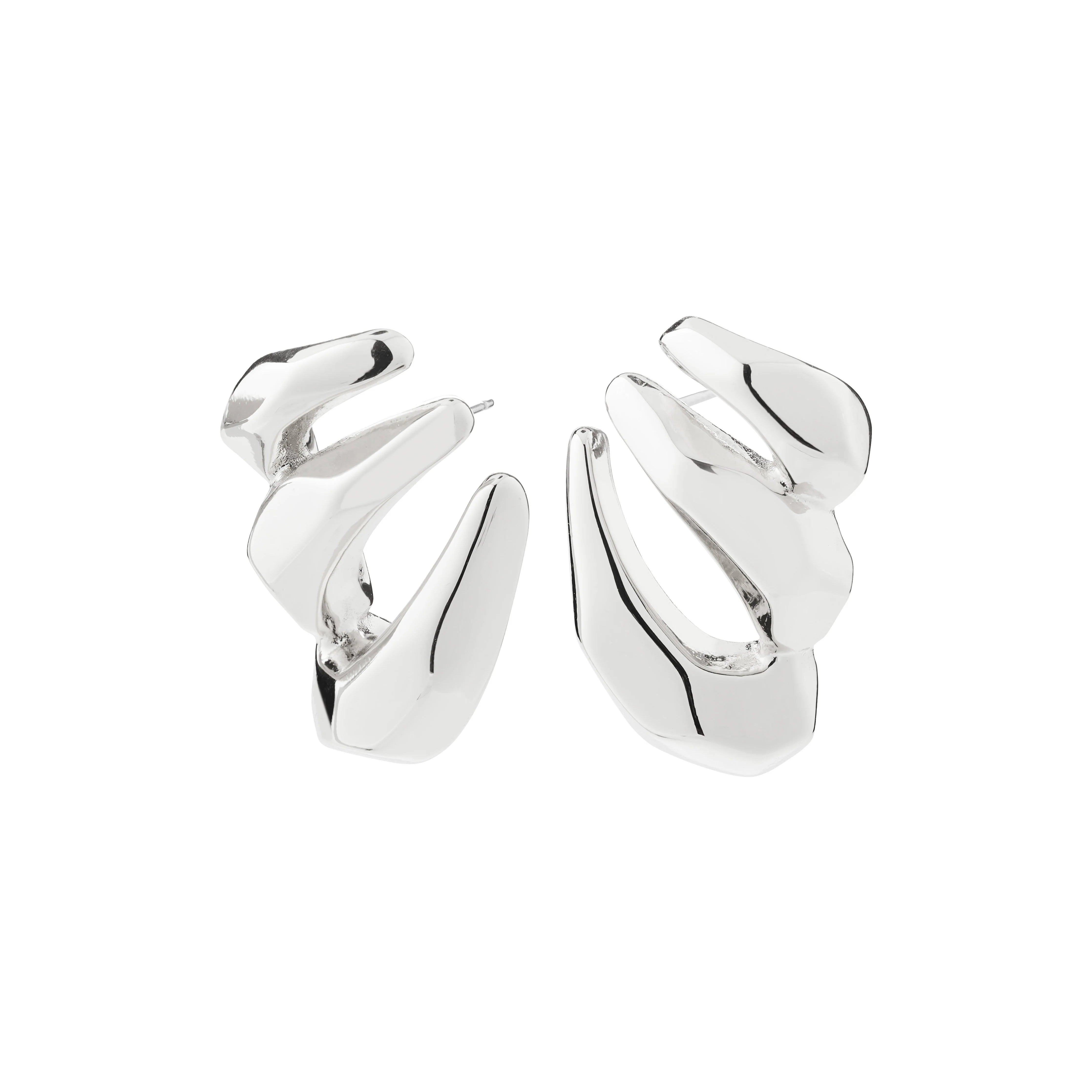 Pilgrim Presence Earrings - Silver