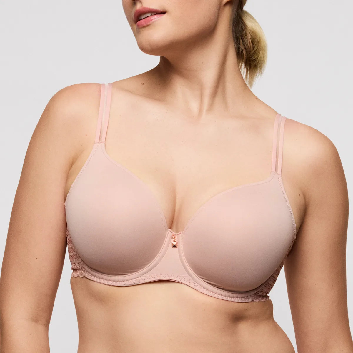 Prima Donna Twist Side Heart Shape Bra - Powder Rose