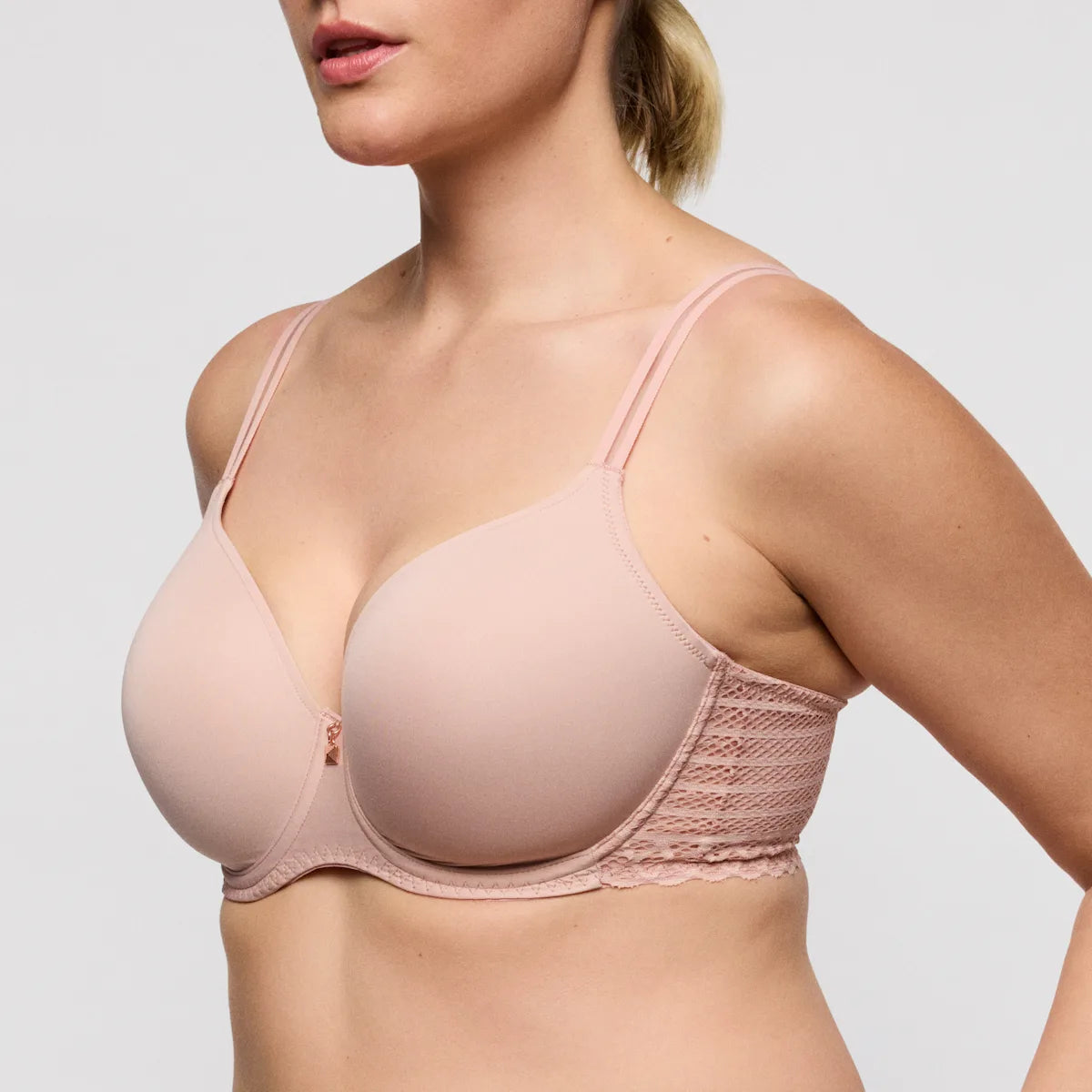 Prima Donna Twist Side Heart Shape Bra - Powder Rose