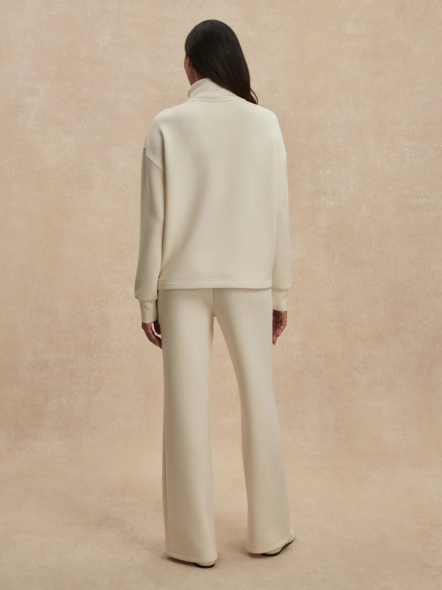 Varley Arlene Zip Through Sweater - Pristine