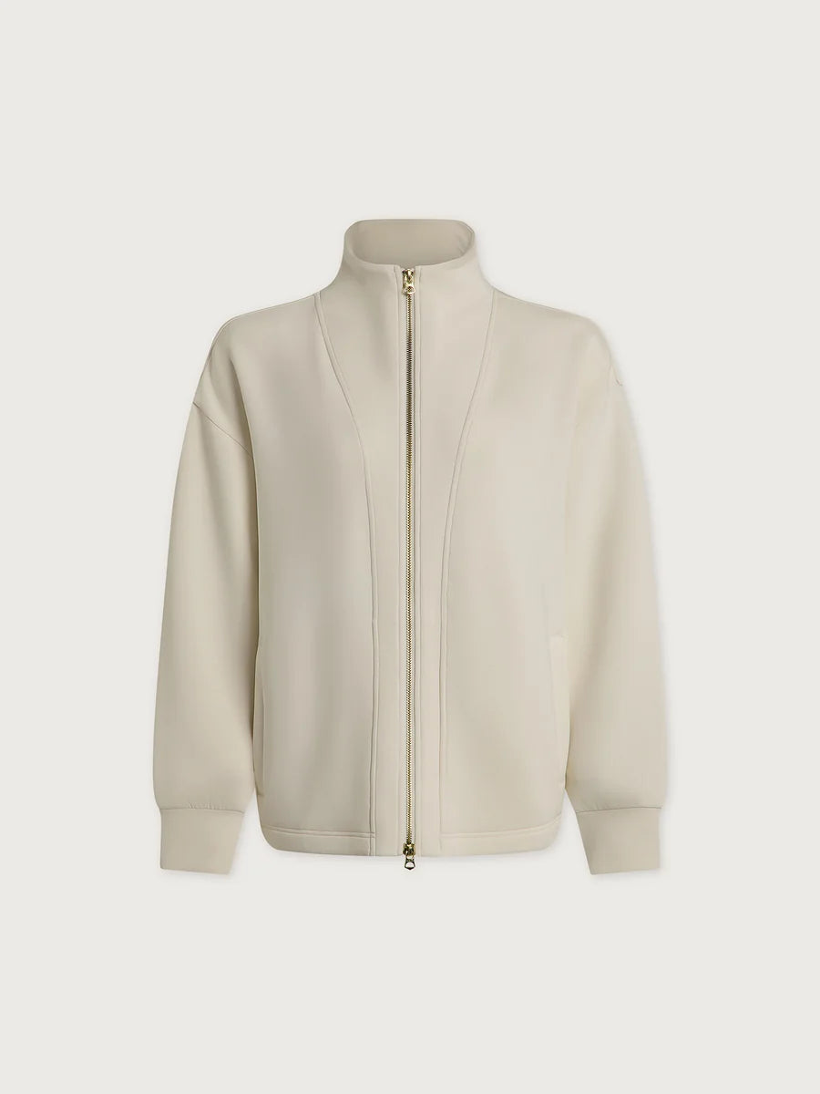 Varley Arlene Zip Through Sweater - Pristine
