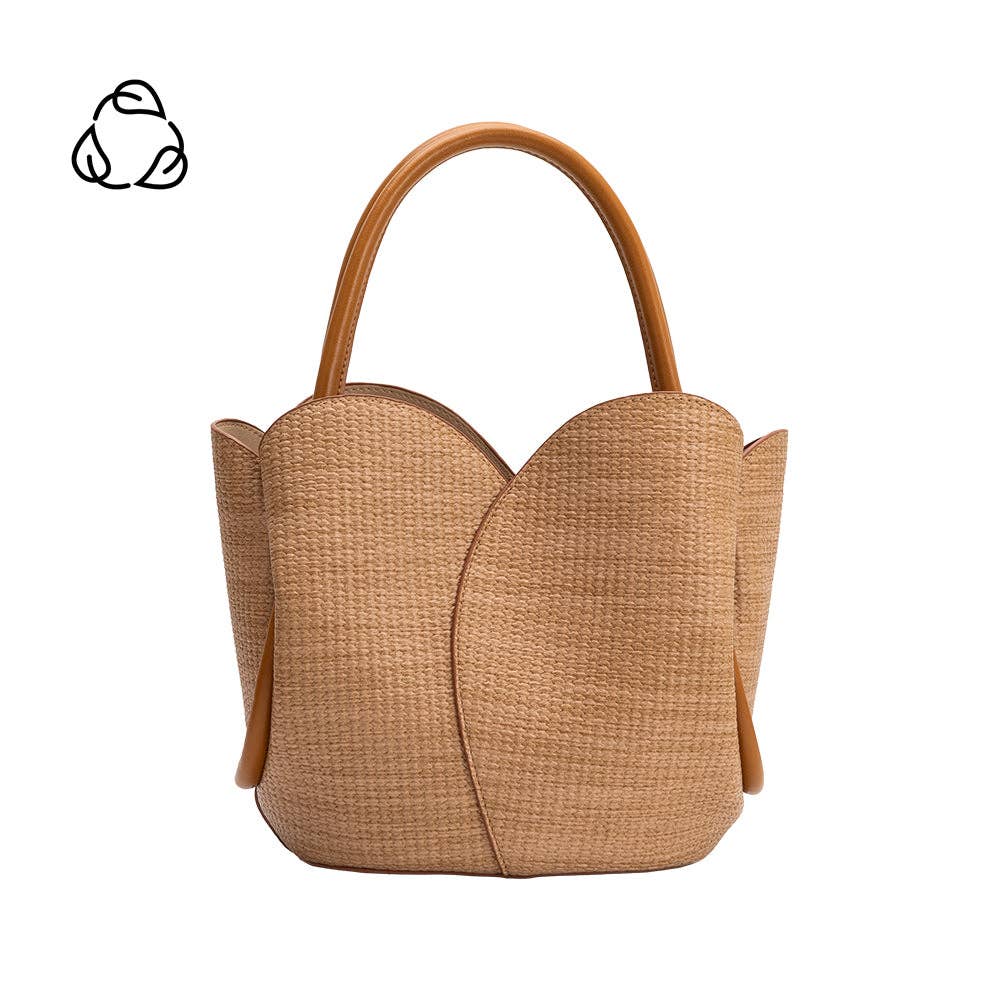 Melie Bianco Tulip Handbag - Raffia