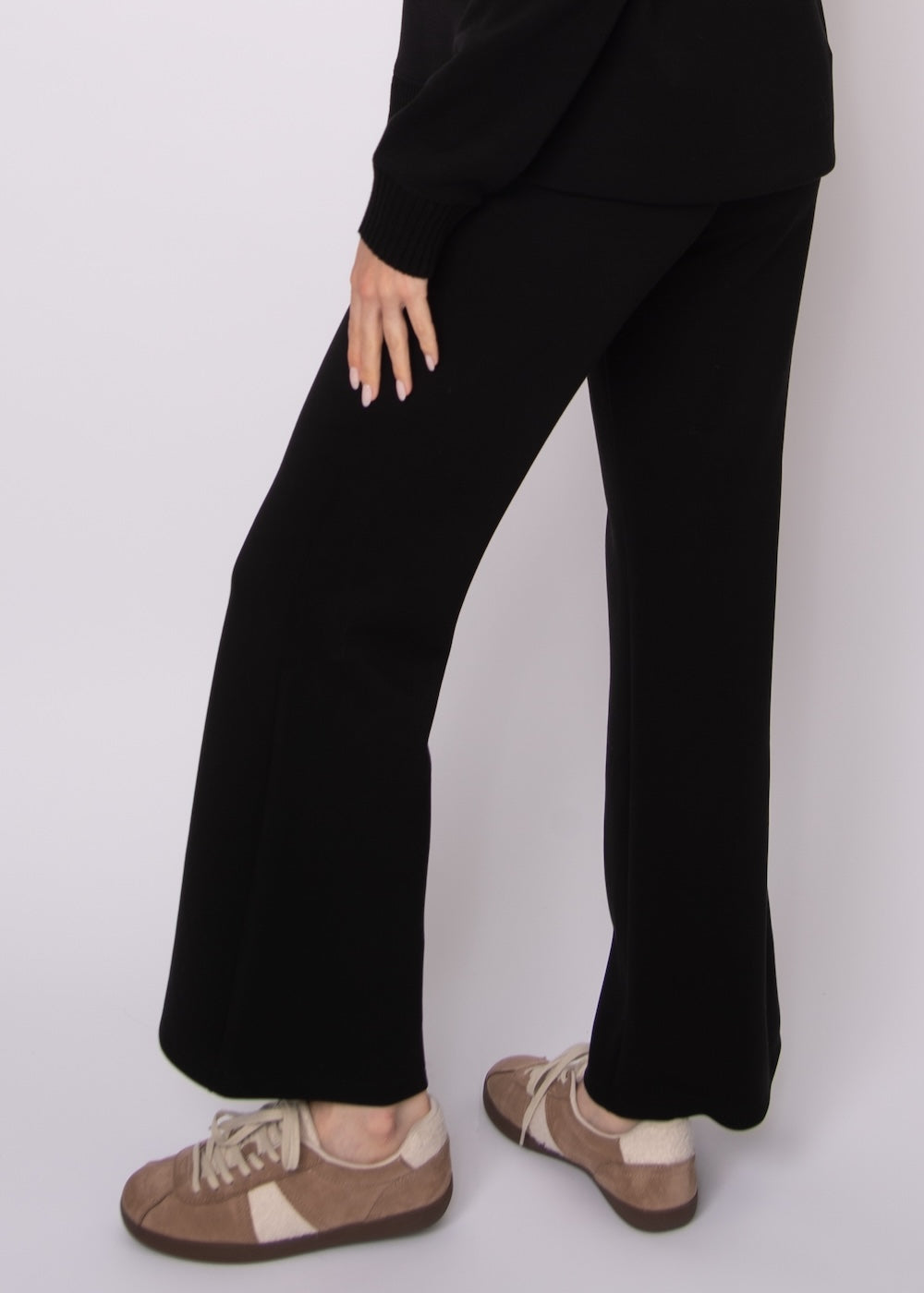 RD Florine Soft Knit Flare Pant - Black