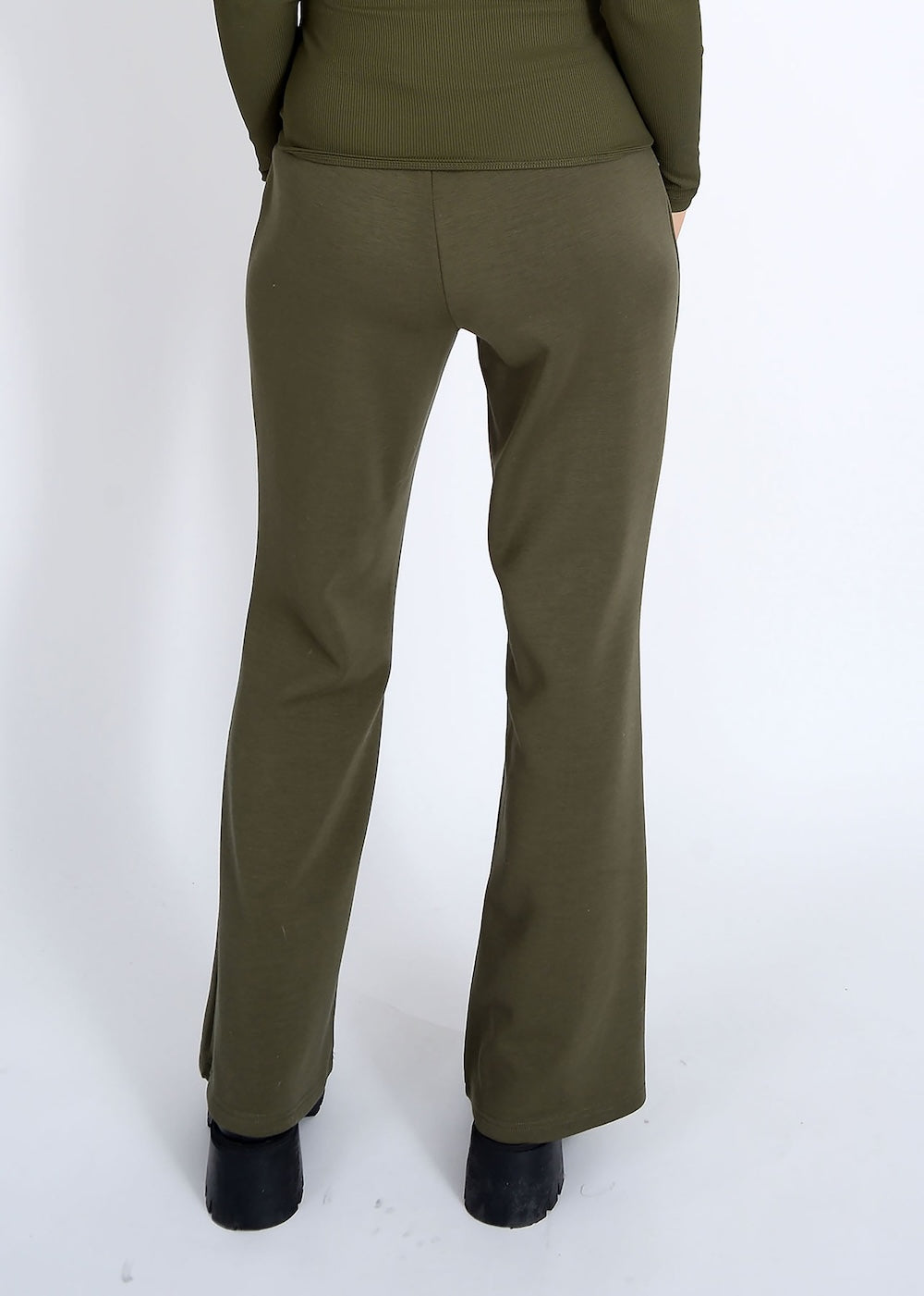 RD Florine Soft Knit Flare Pant - Olive