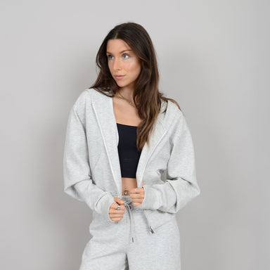 RD Haidelyn Soft Hoodie - Light Grey Melange Sleepwear - Other Sleepwear - Loungewear by RD Style | Grace the Boutique