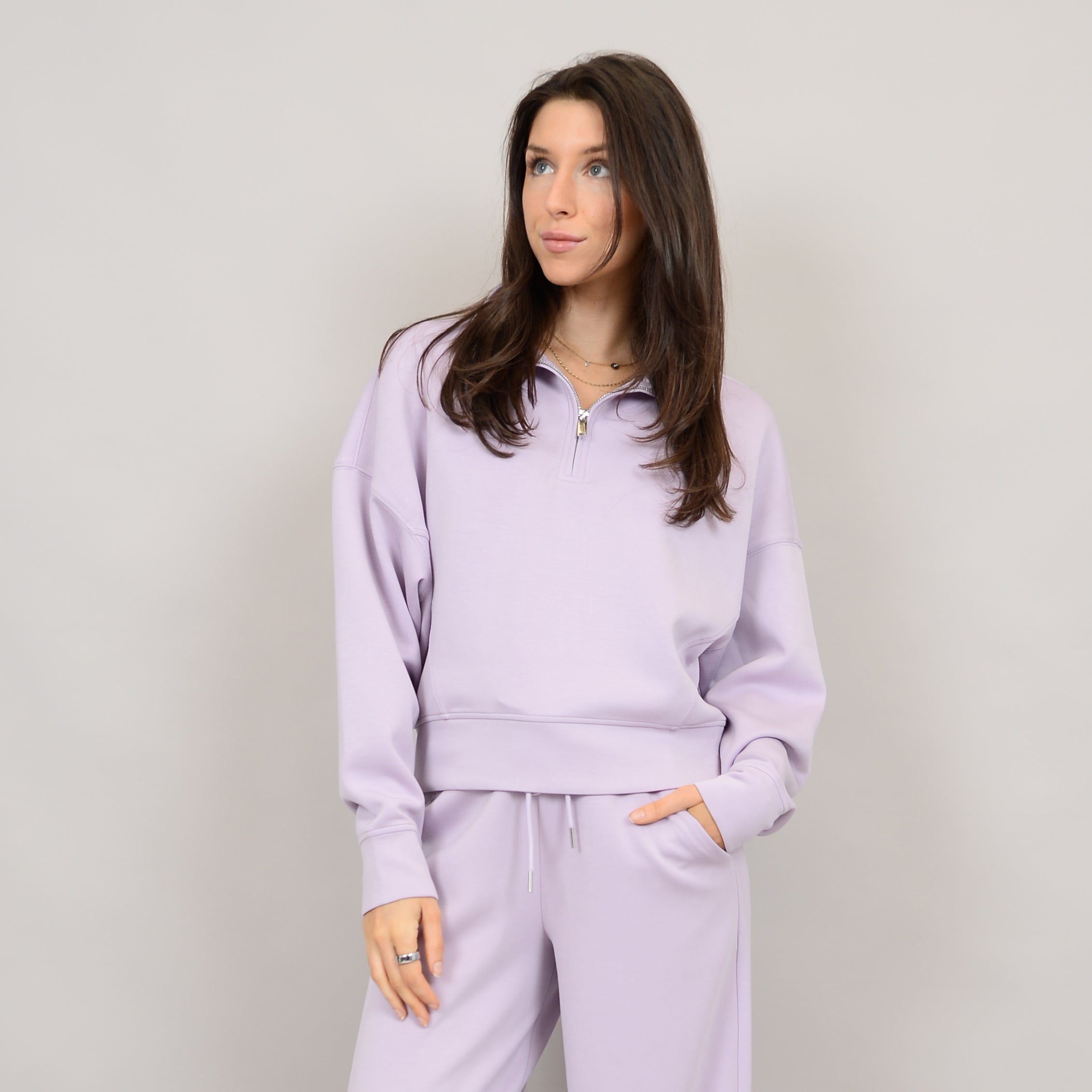 RD Mailyn 1/2 Zip - Lavender Sleepwear - Other Sleepwear - Loungewear by RD Style | Grace the Boutique