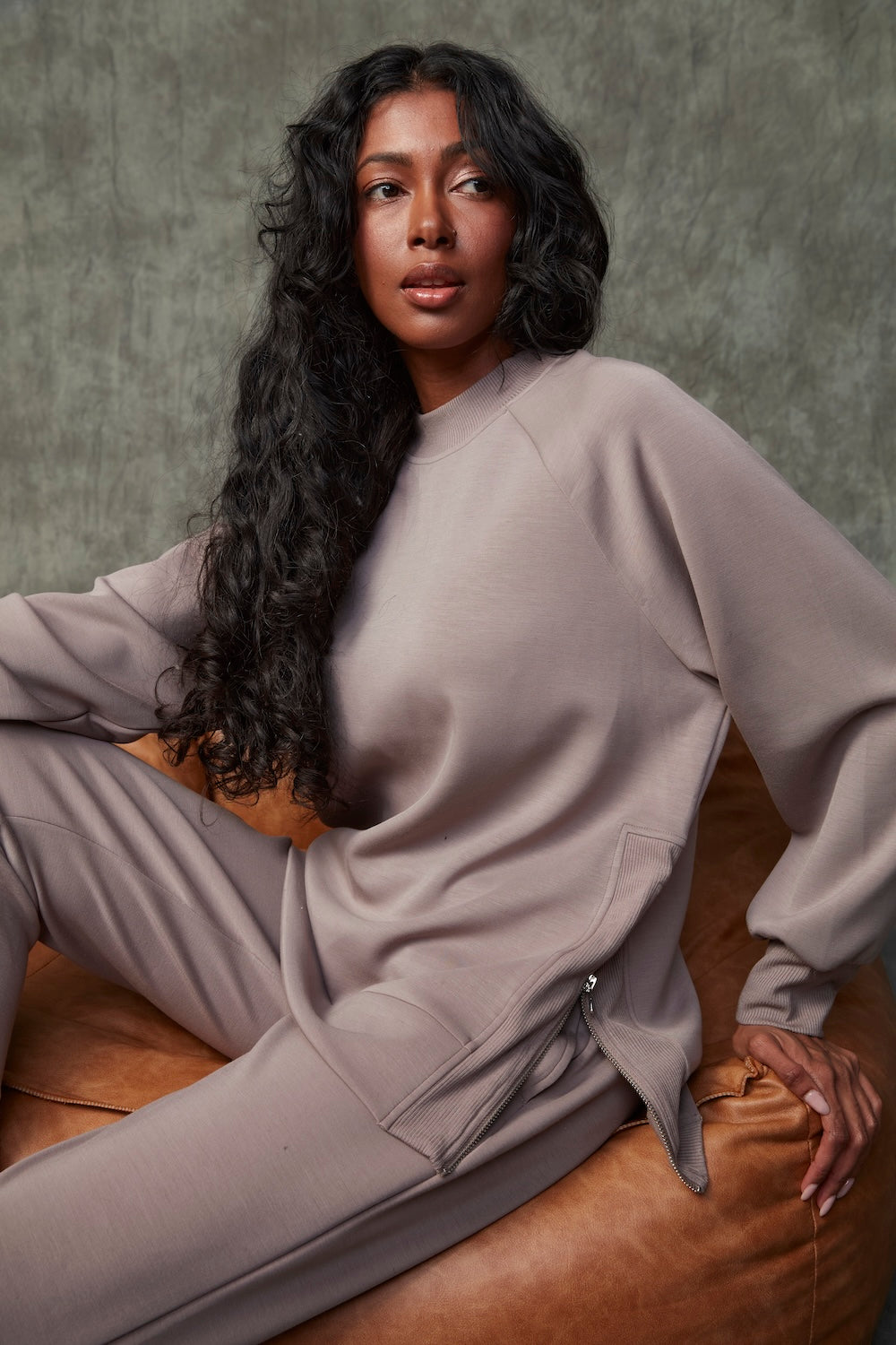 RD Penela Soft Knit Pullover - Fog