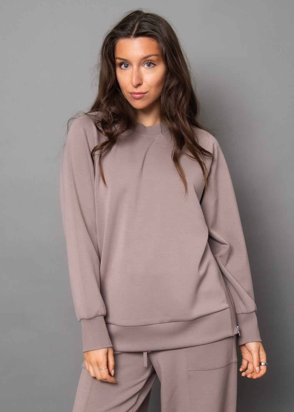 RD Penela Soft Knit Pullover - Fog