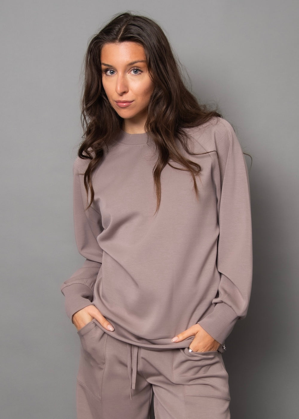 RD Penela Soft Knit Pullover - Fog