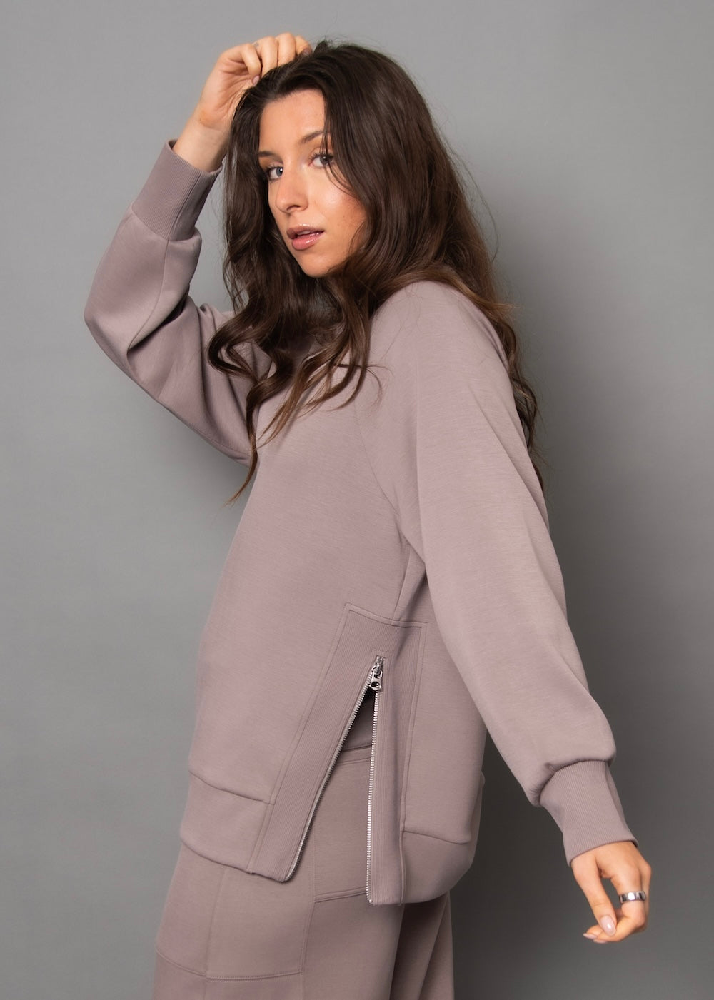 RD Penela Soft Knit Pullover - Fog