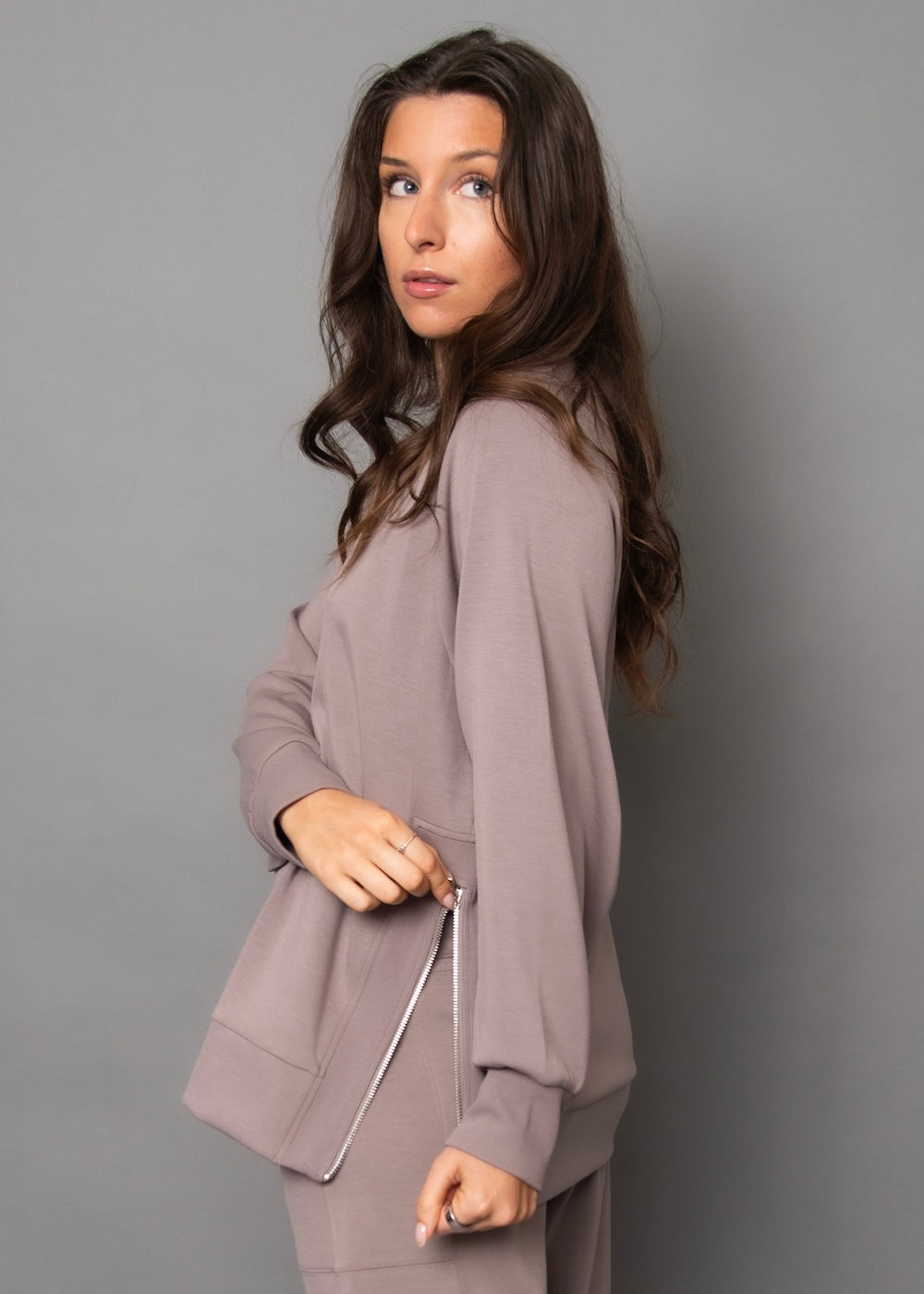 RD Penela Soft Knit Pullover - Fog