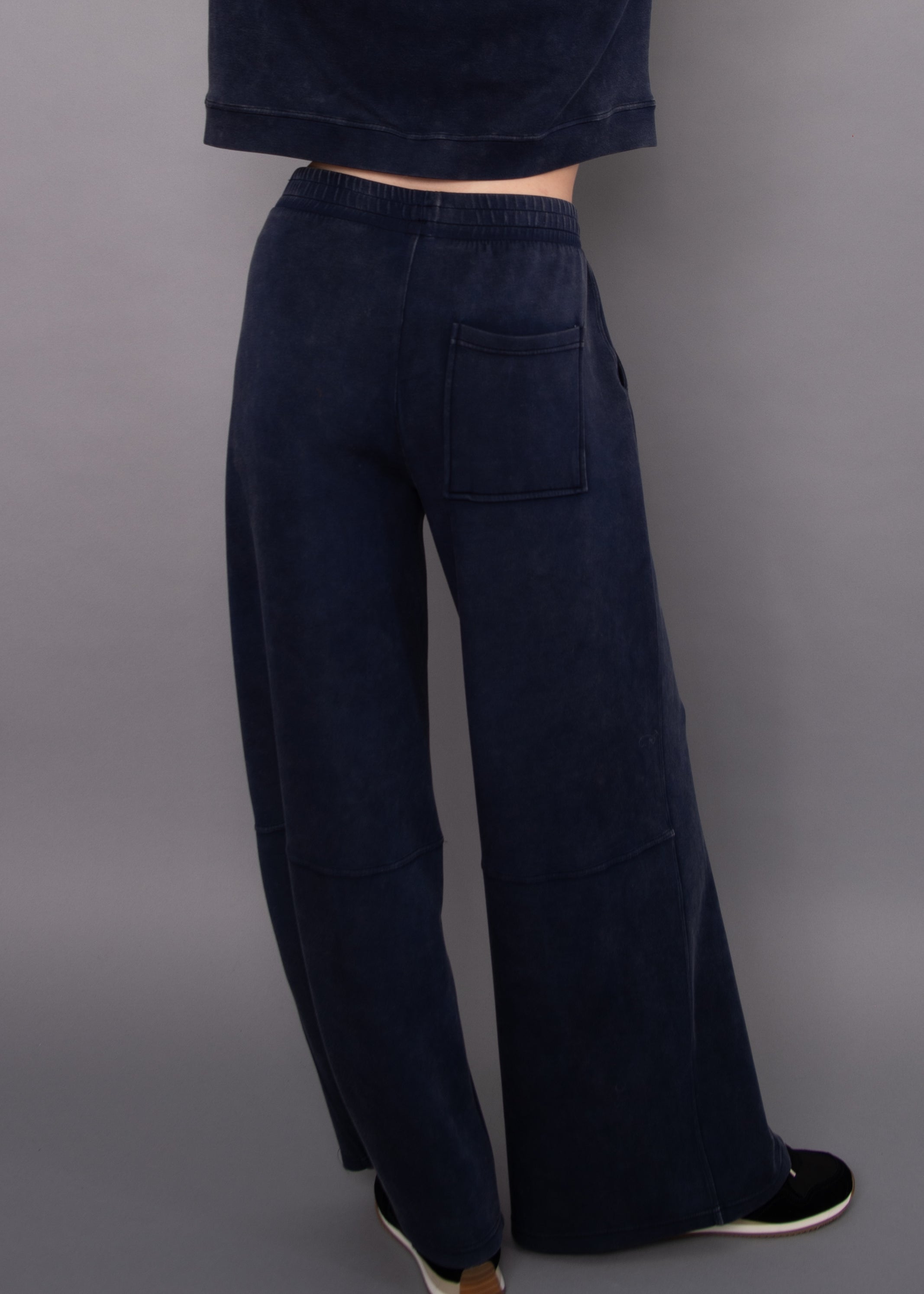 RD Phyllis Mineral Wash Soft Knit Pant - True Navy