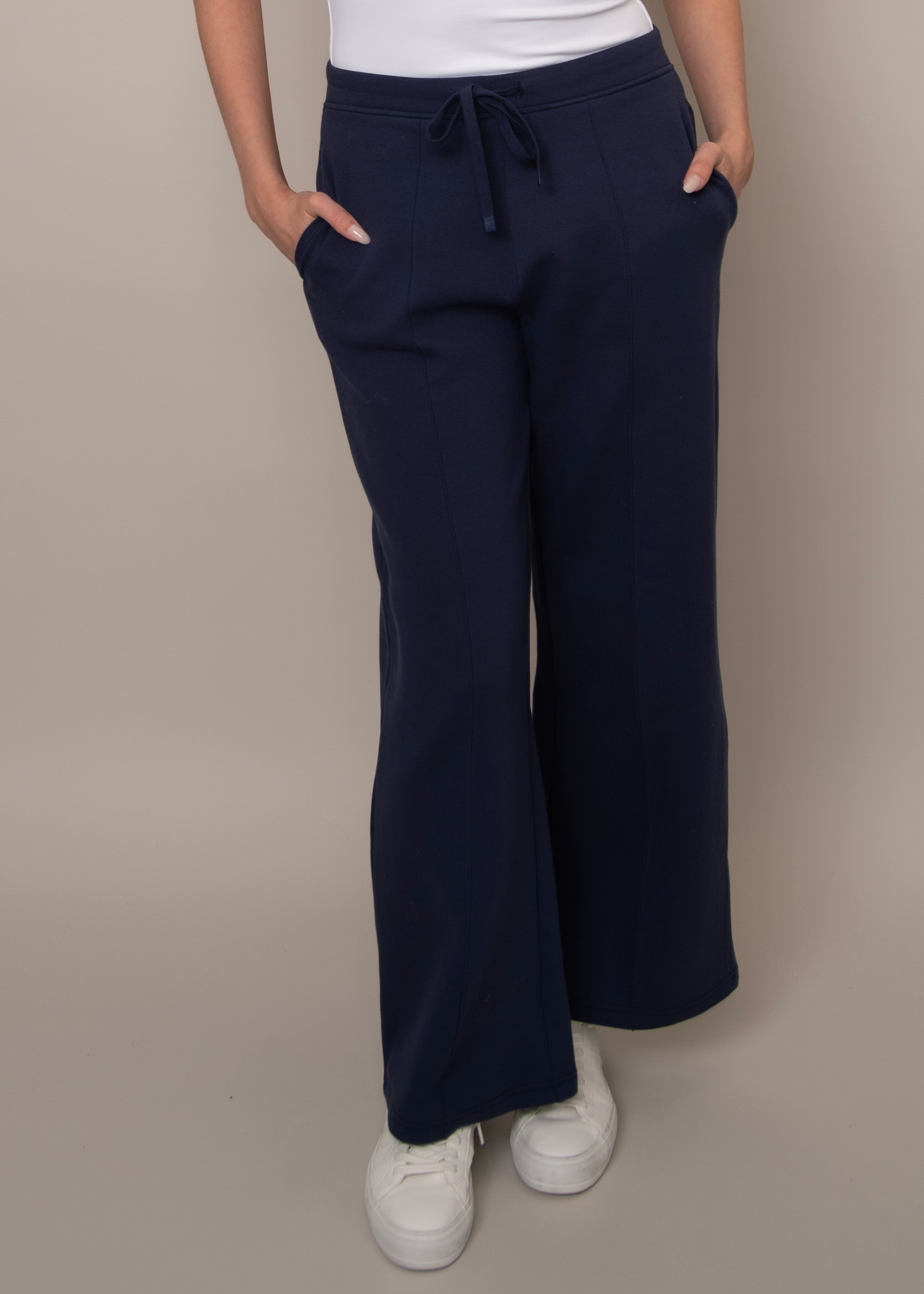 RD Prida Cotton Soft Knit Pants - Sea Blue