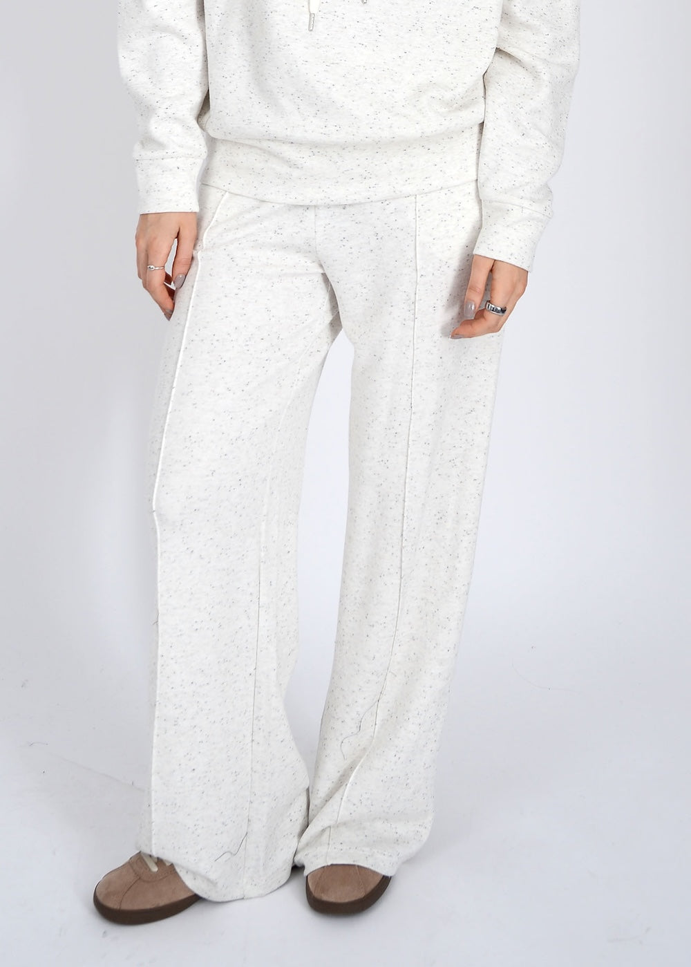 RD Prida Soft Knit Pull-On Pant - Ecru Melange