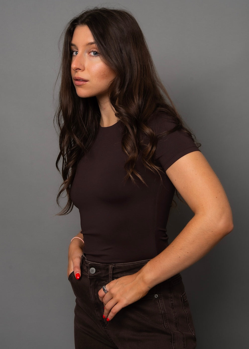 RD Second Skin Roxi Tee 23 - Chocolate