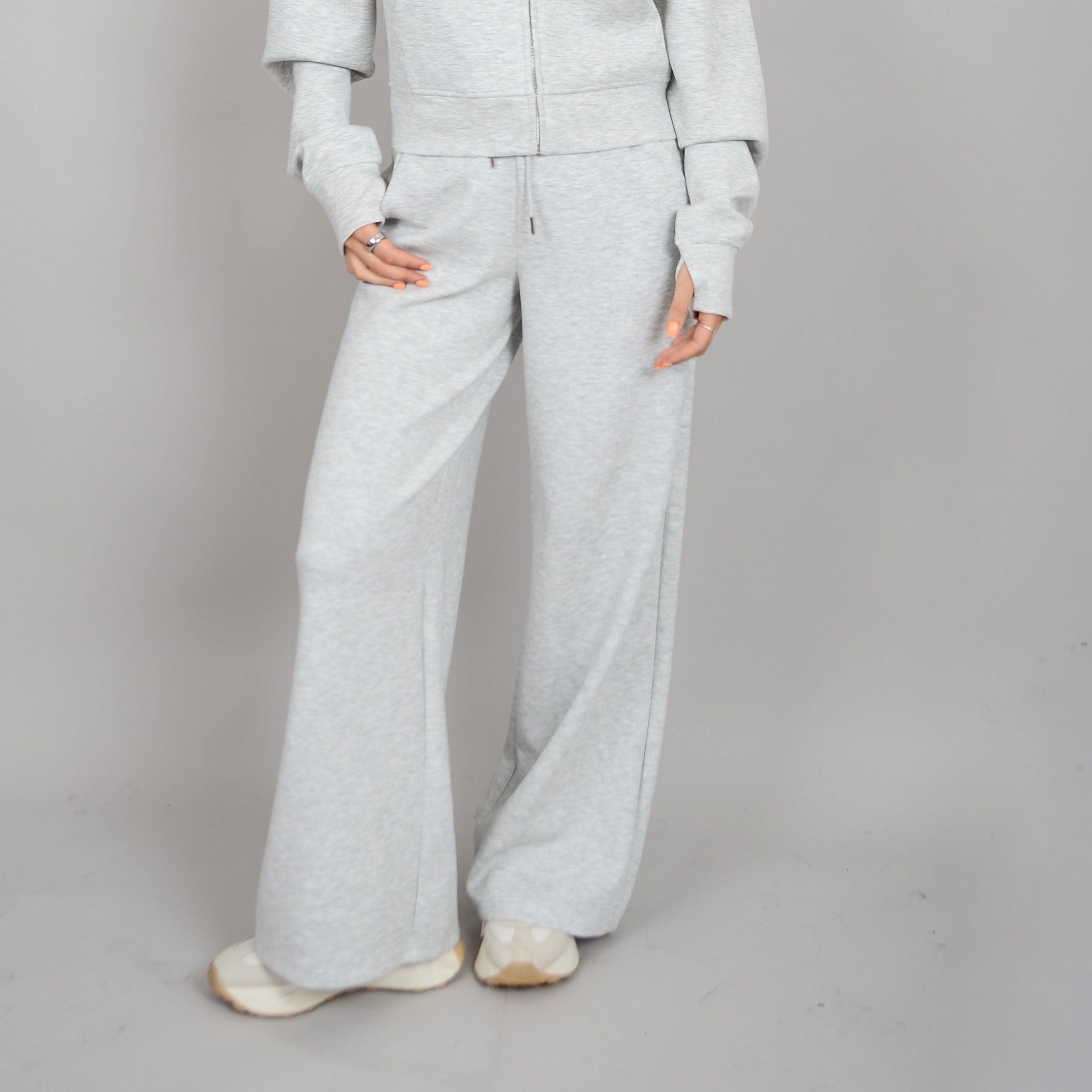 RD Vae Soft Drawstring Pant - Light Grey Melange Sleepwear - Other Sleepwear - Loungewear by RD Style | Grace the Boutique