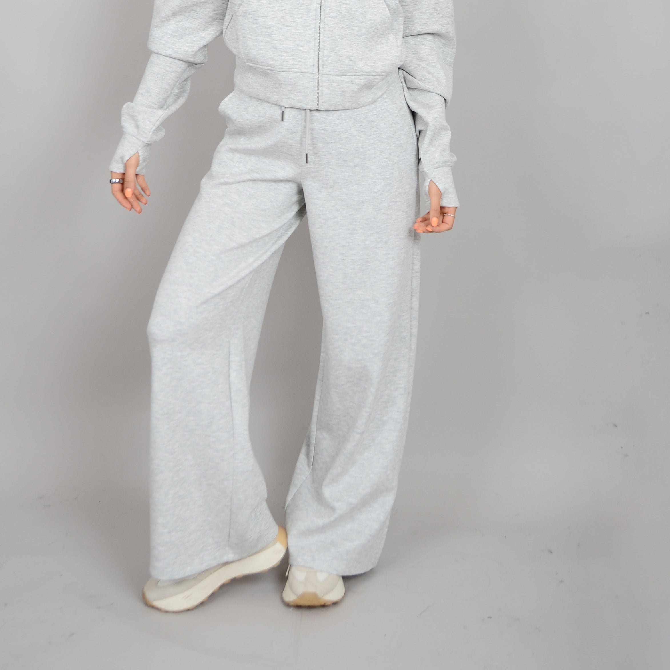 RD Vae Soft Drawstring Pant - Light Grey Melange Sleepwear - Other Sleepwear - Loungewear by RD Style | Grace the Boutique