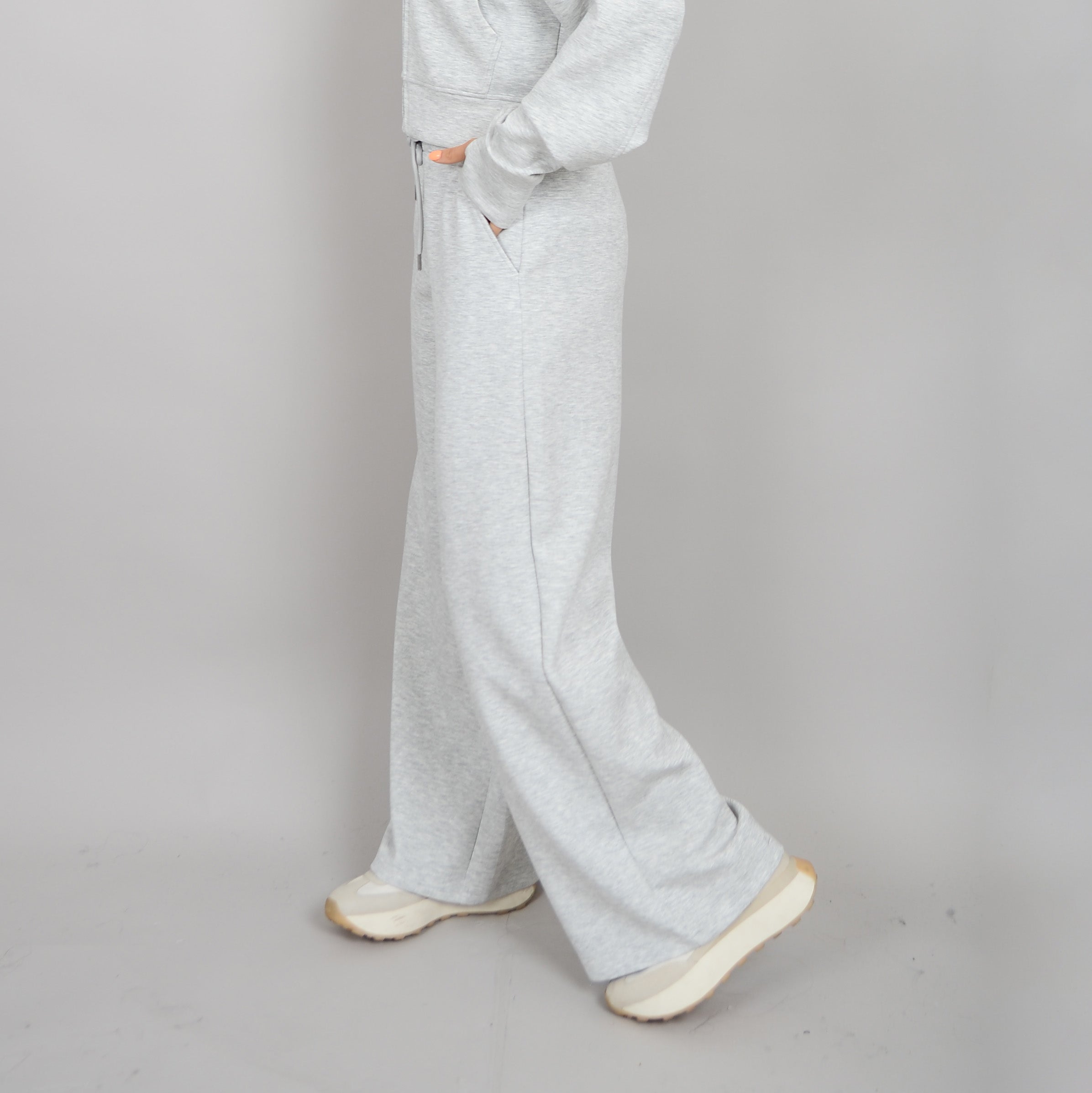 RD Vae Soft Drawstring Pant - Light Grey Melange Sleepwear - Other Sleepwear - Loungewear by RD Style | Grace the Boutique