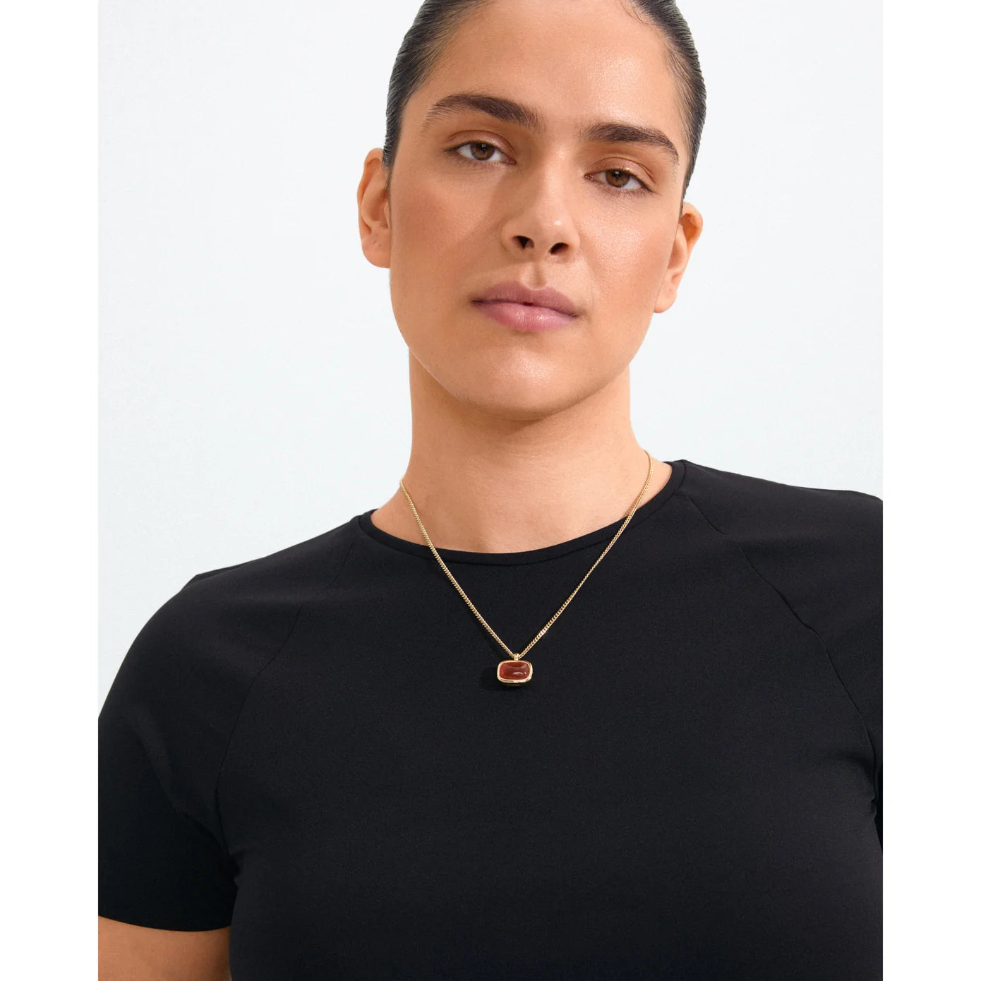 Pilgrim Now Necklace - Gold/Red