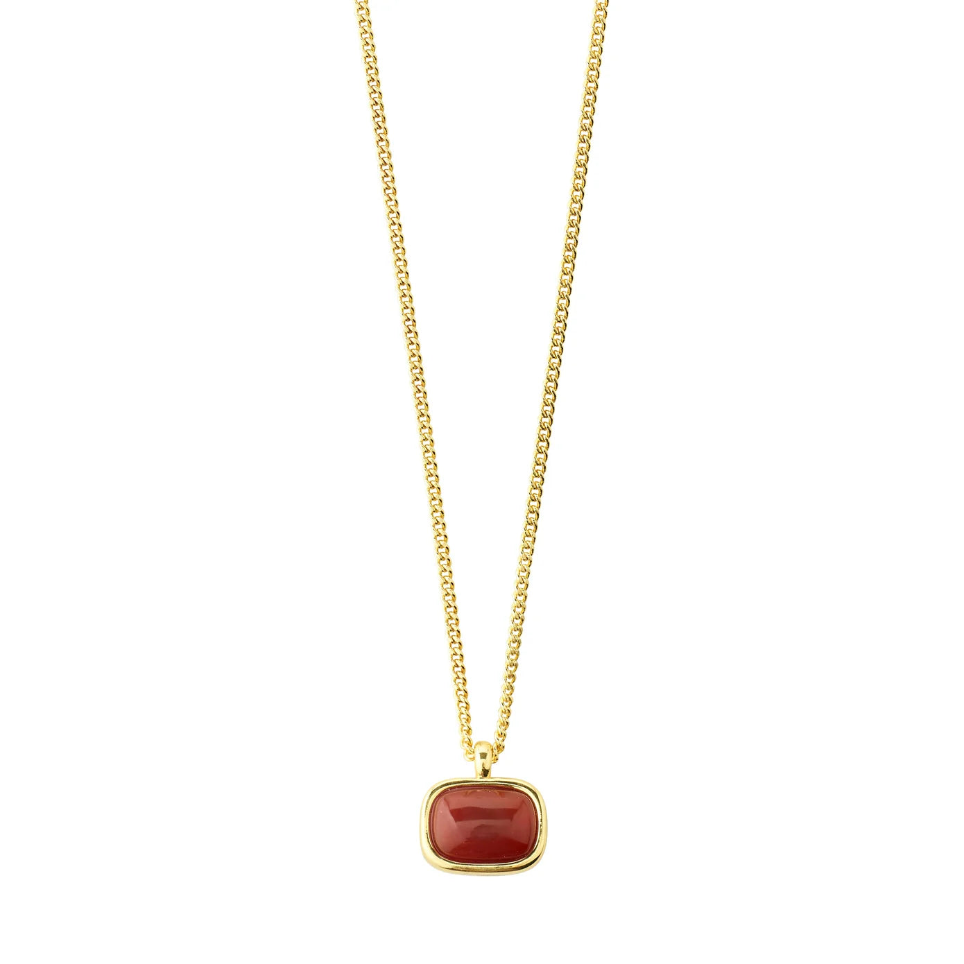 Pilgrim Now Necklace - Gold/Red