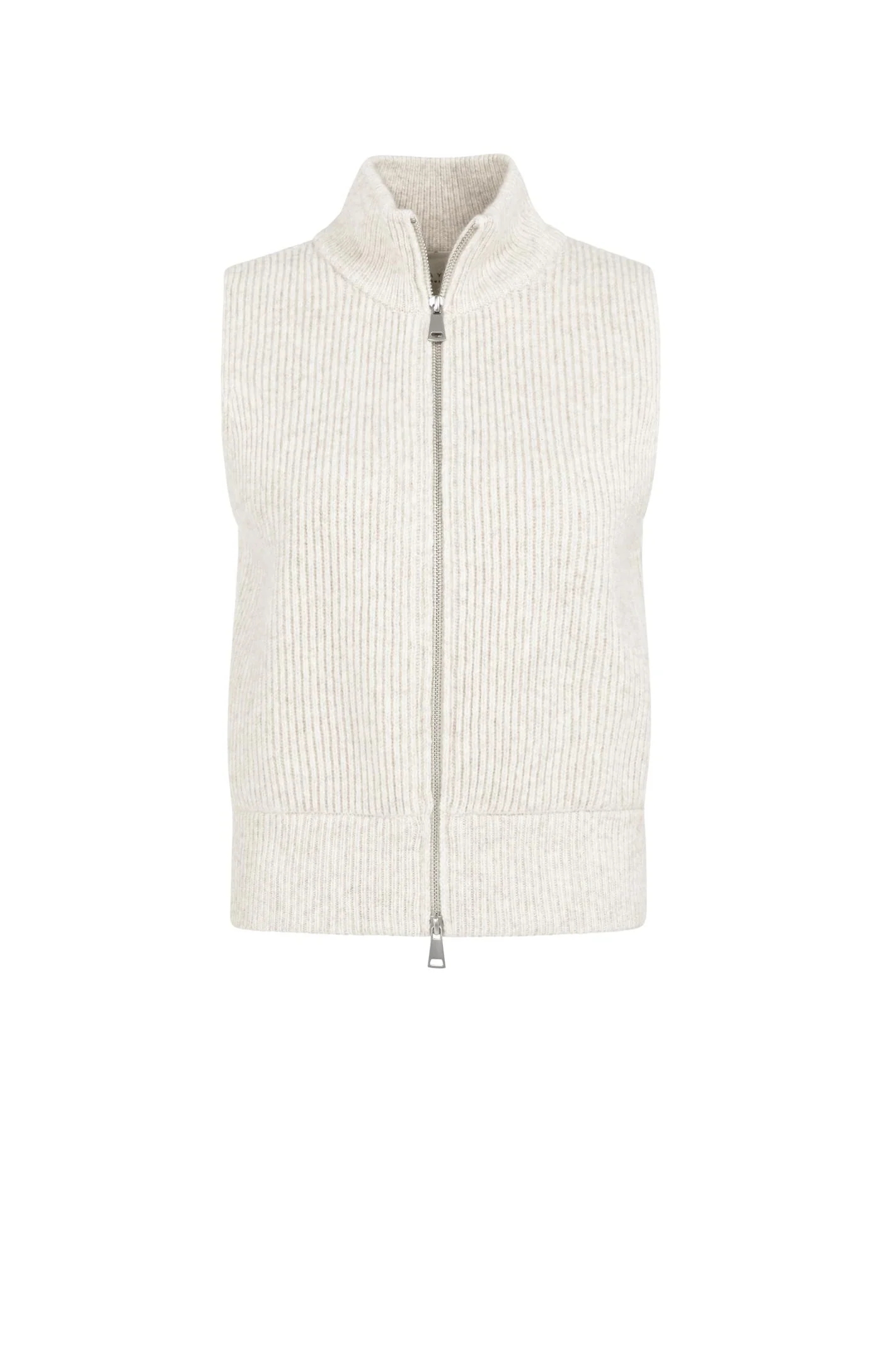 Yaya Zip Vest - Heather Grey