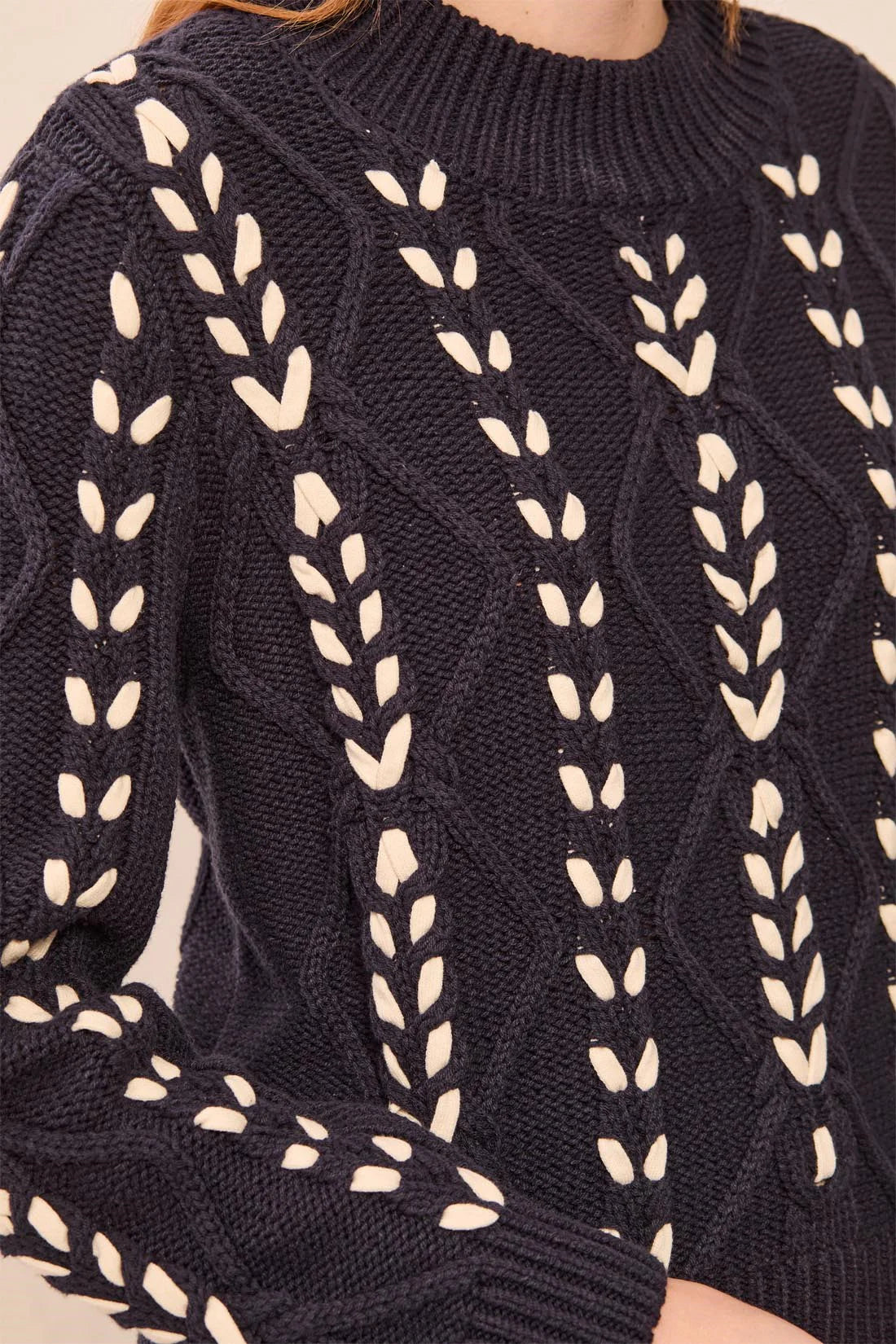 Tribal Laci Sweater - Sapphire