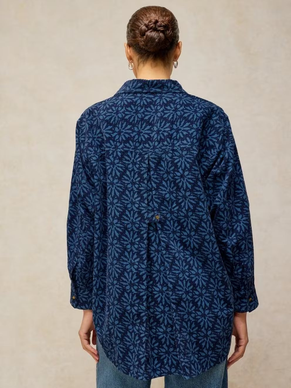 White Stuff Sage Longline Tunic - Blue Multi