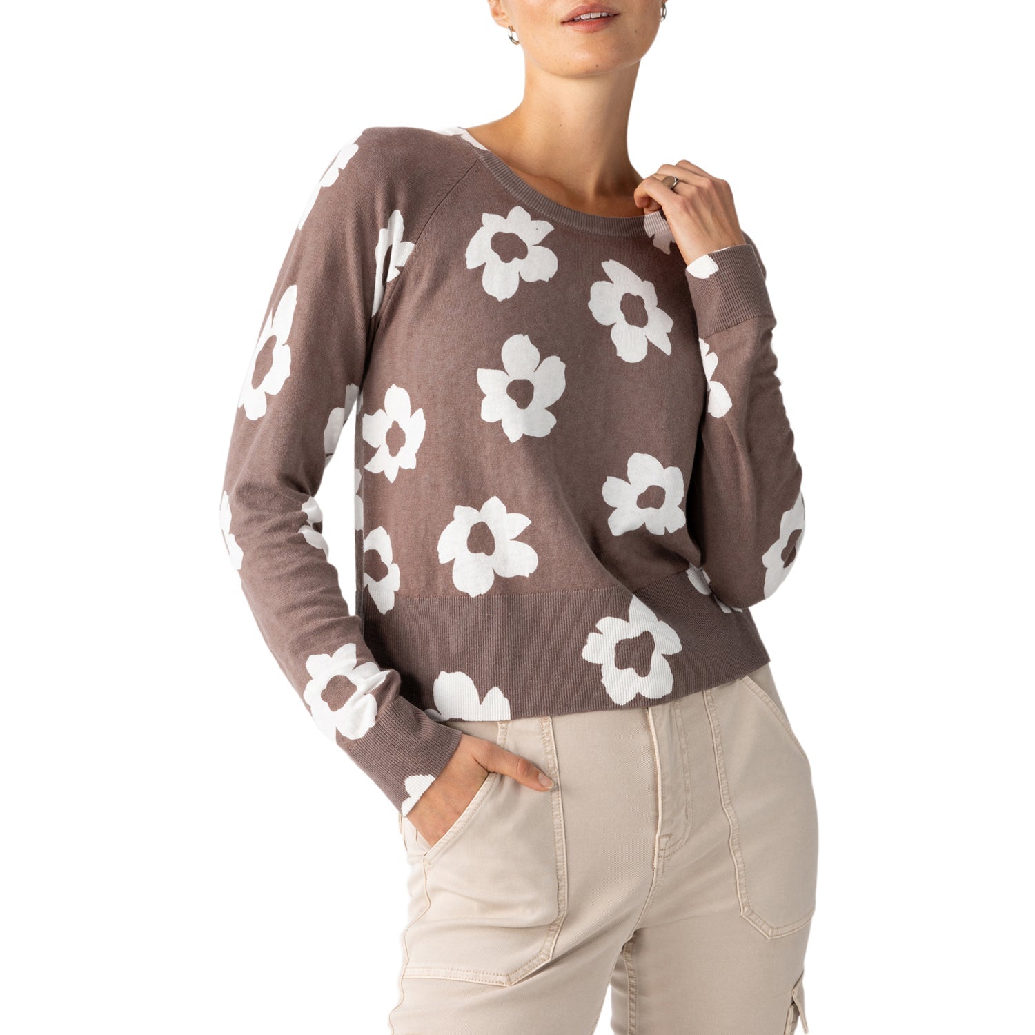 Sanctuary All Day Long Sweater - Cocoa Pop Clothing - Tops - Sweaters - Pullovers by Sanctuary | Grace the Boutique