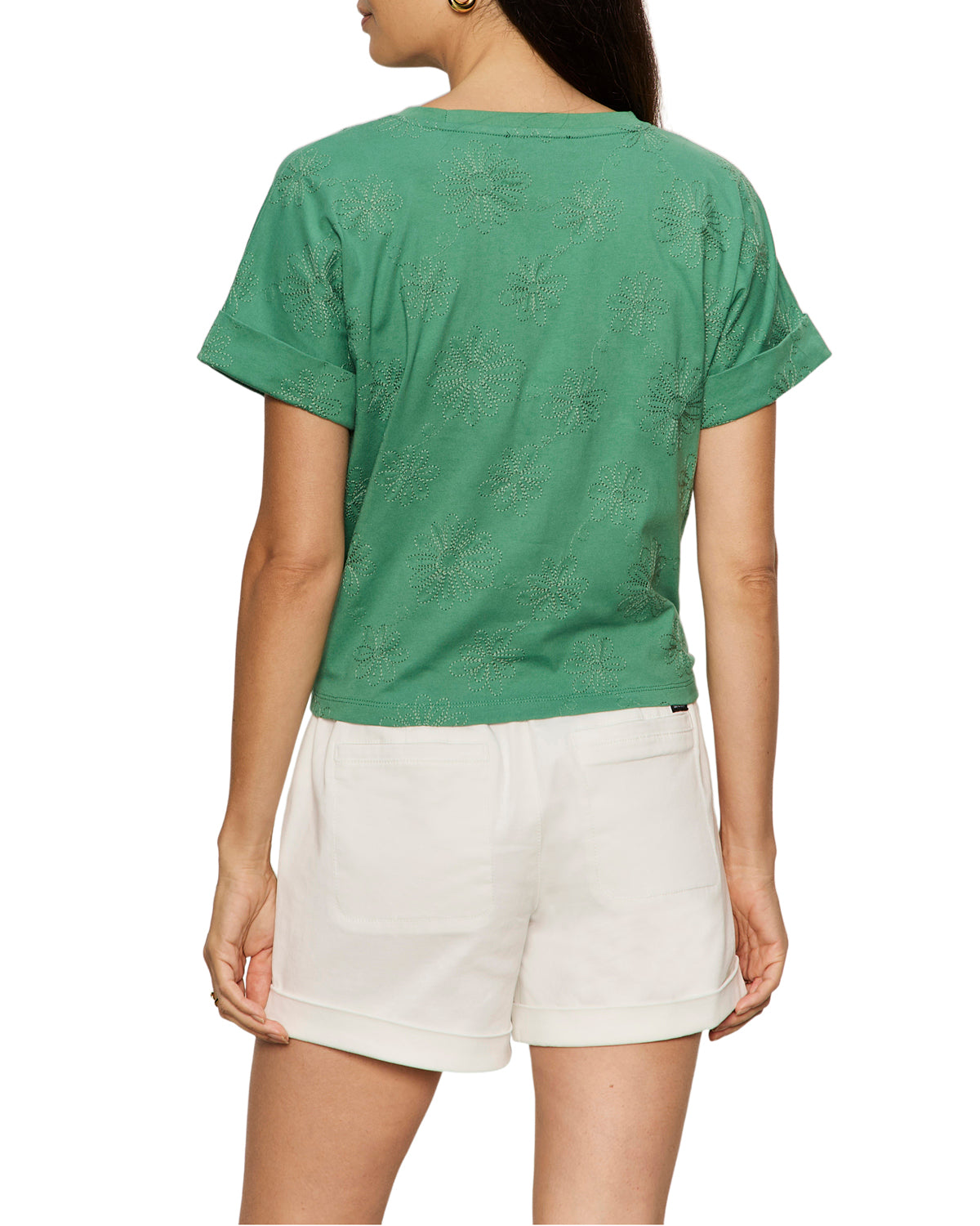 Sanctuary All Day Tie Tee - Green Juice