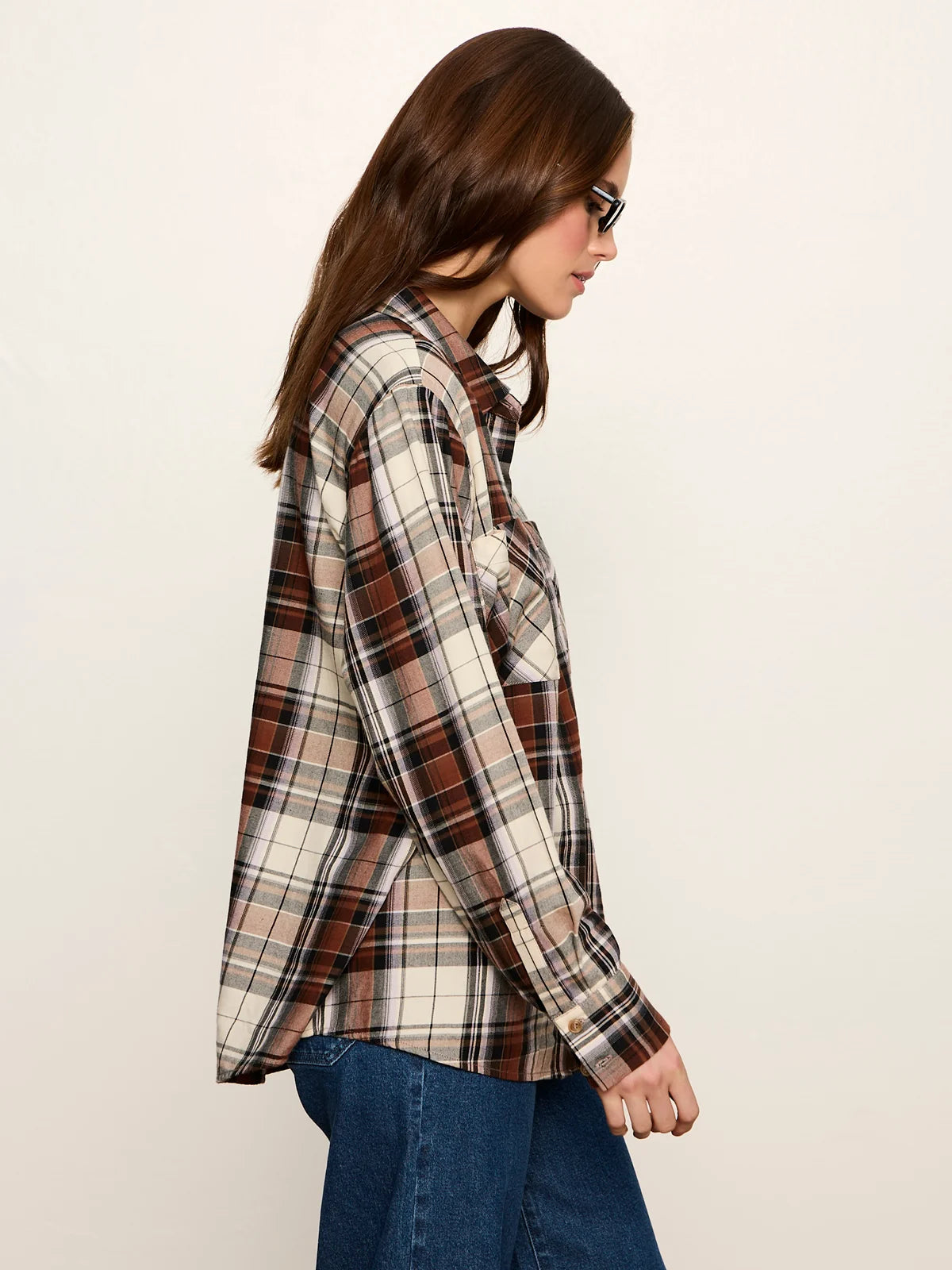 Sanctuary City Plaid Shirt - Haze