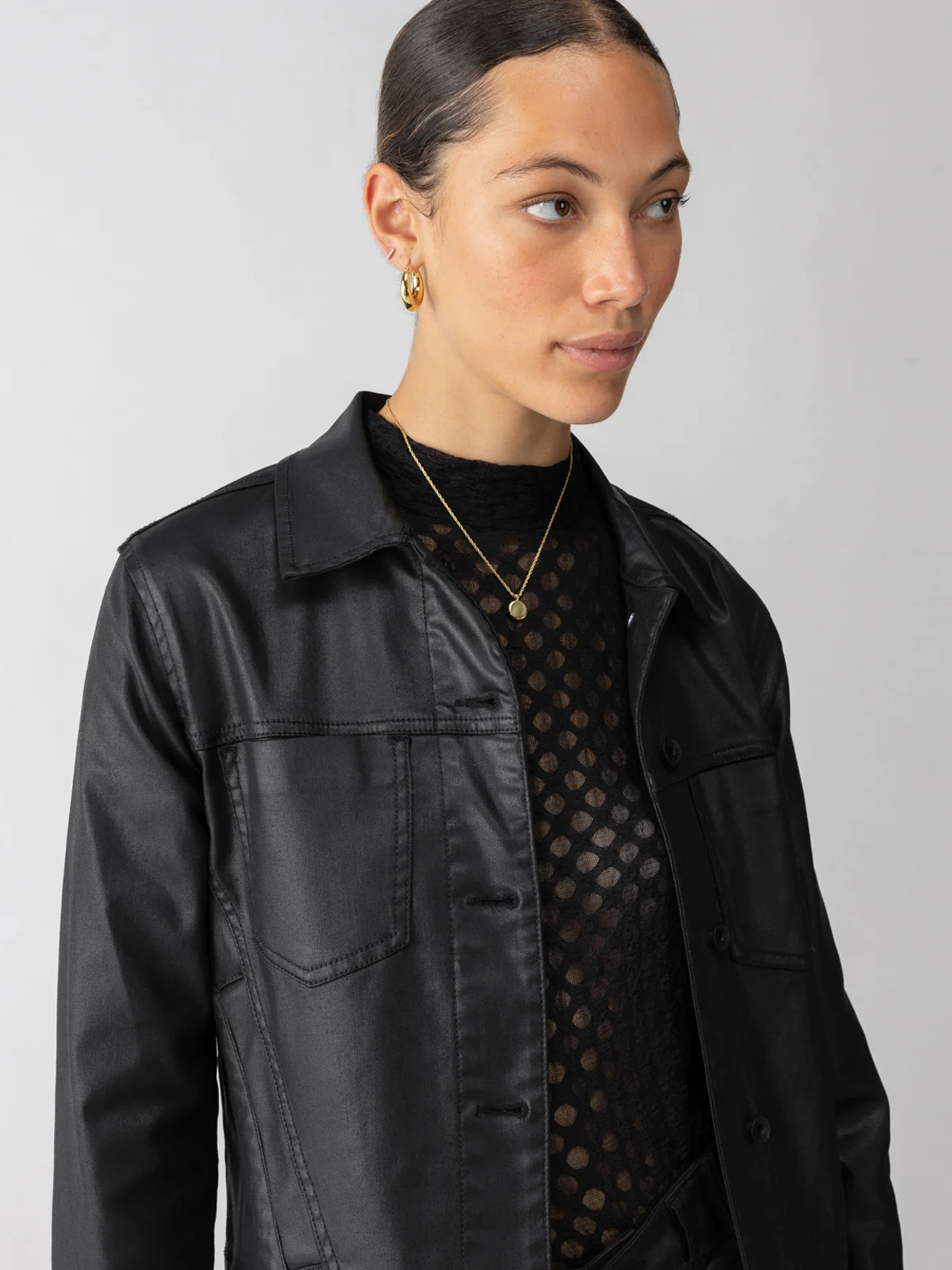 Sanctuary Davidson Trucker Jacket - Black Clothing - Outerwear - Jackets by Sanctuary | Grace the Boutique