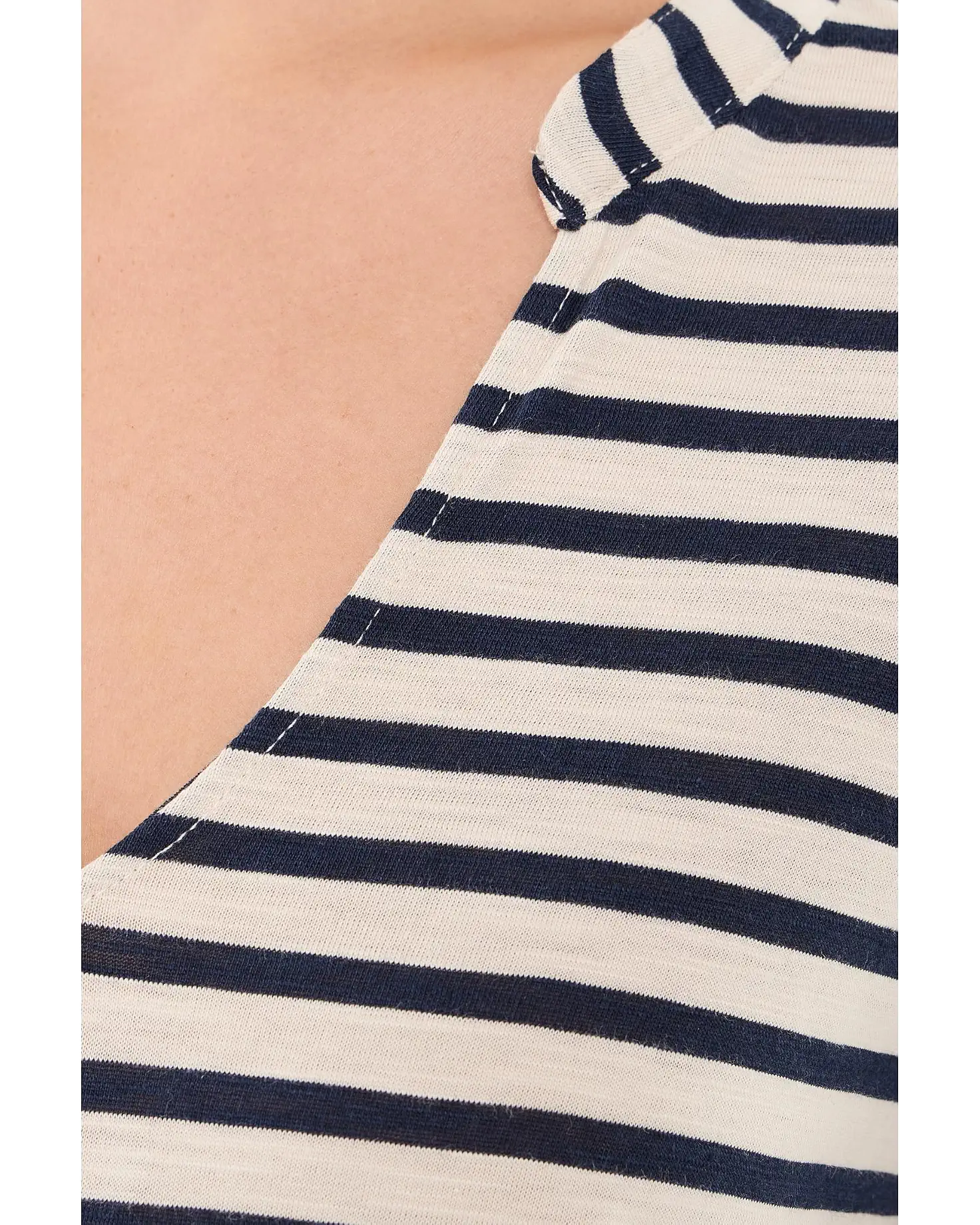Sanctuary Dolce Notch Neck Tee - Opal/Navy