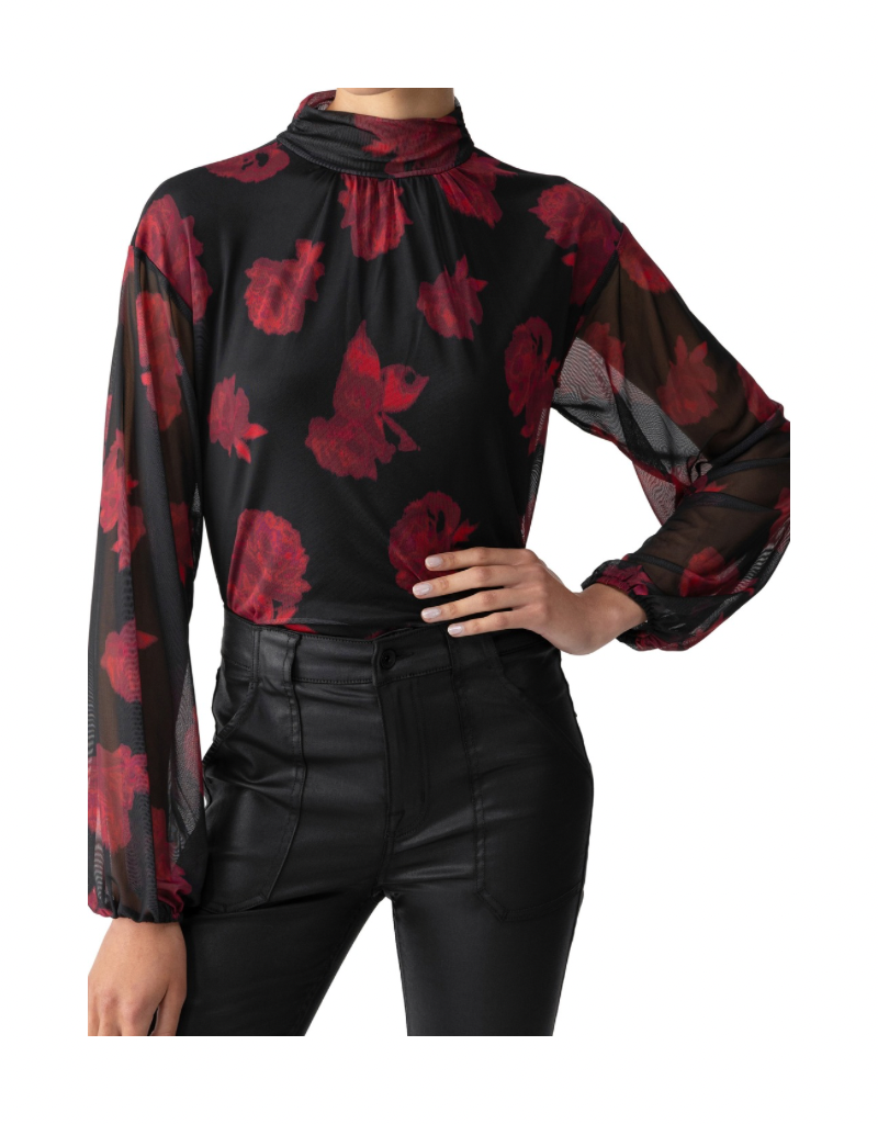 Sanctuary Isn’t She Lovely Mesh Top - Moody Rose Clothing - Tops - Shirts - Blouses - Blouses Mid Price by Sanctuary | Grace the Boutique