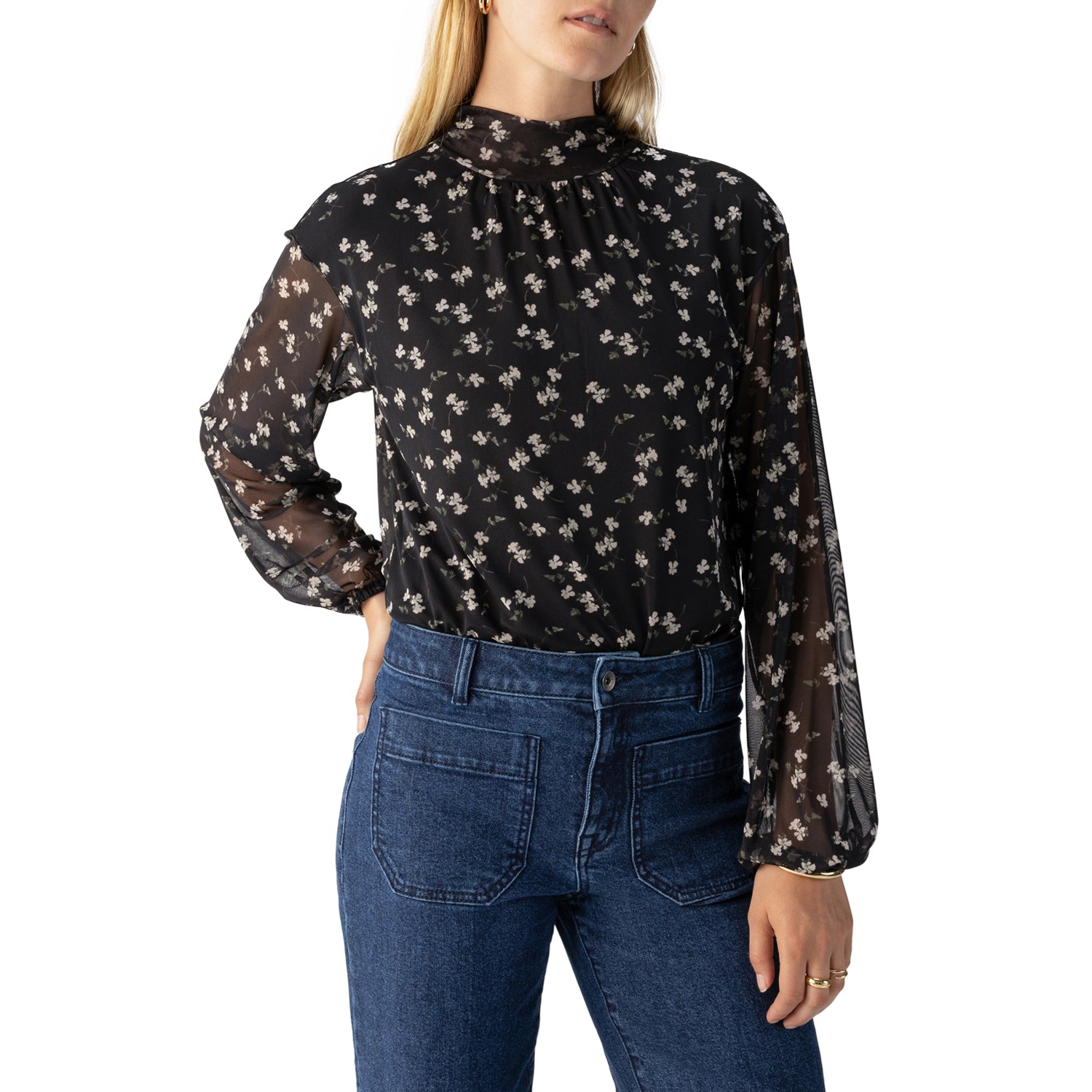 Sanctuary Isn’t She Lovely Mesh Top - Winter Petals Clothing - Tops - Shirts - Blouses - Blouses Mid Price by Sanctuary | Grace the Boutique