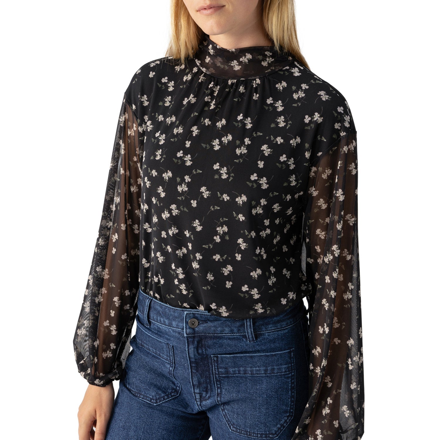 Sanctuary Isn’t She Lovely Mesh Top - Winter Petals Clothing - Tops - Shirts - Blouses - Blouses Mid Price by Sanctuary | Grace the Boutique