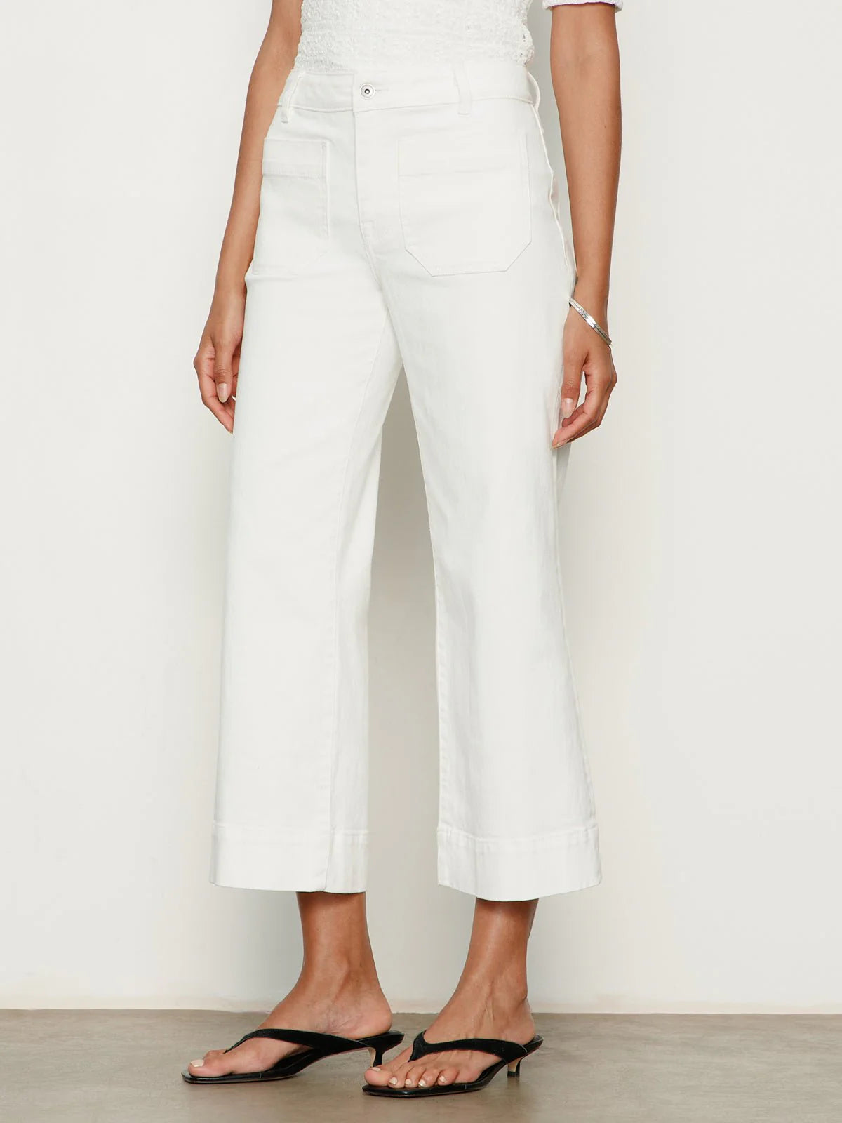 Sanctuary Marine Pant - Bleached White