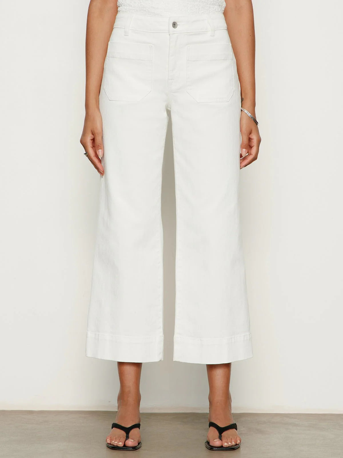 Sanctuary Marine Pant - Bleached White