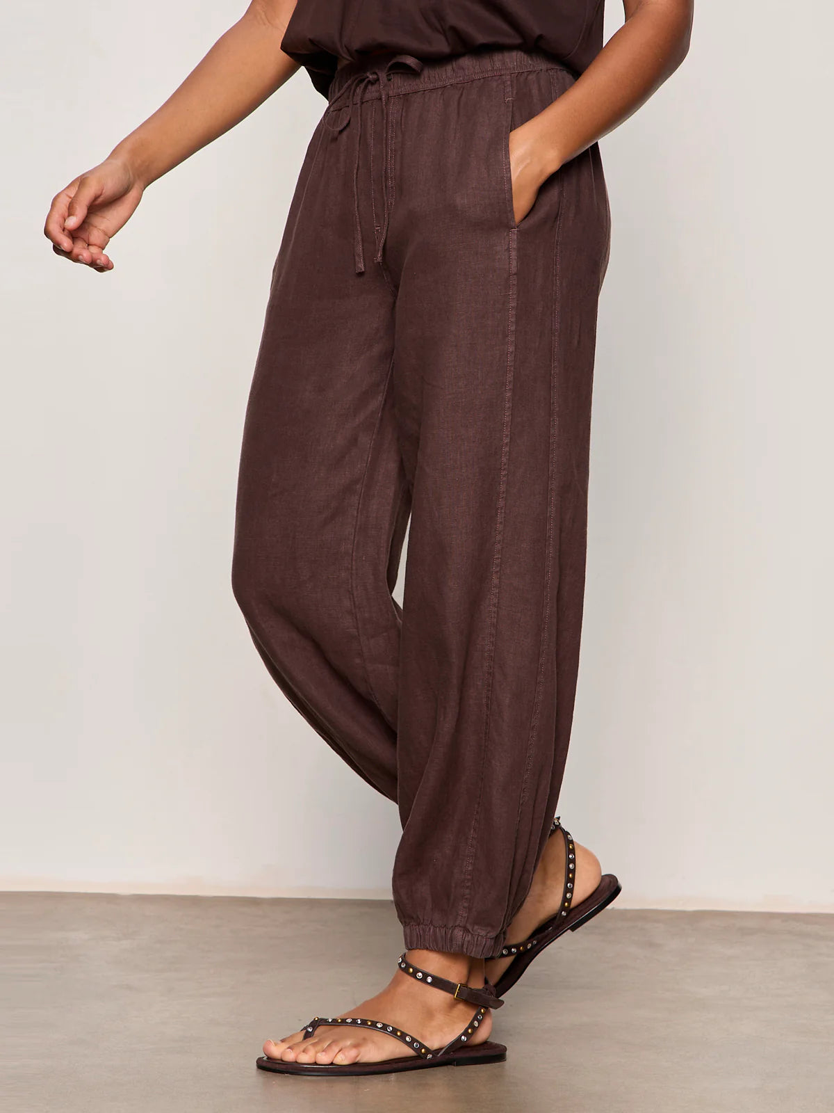 Sanctuary Melody Micro Linen Balloon - Rich Soil