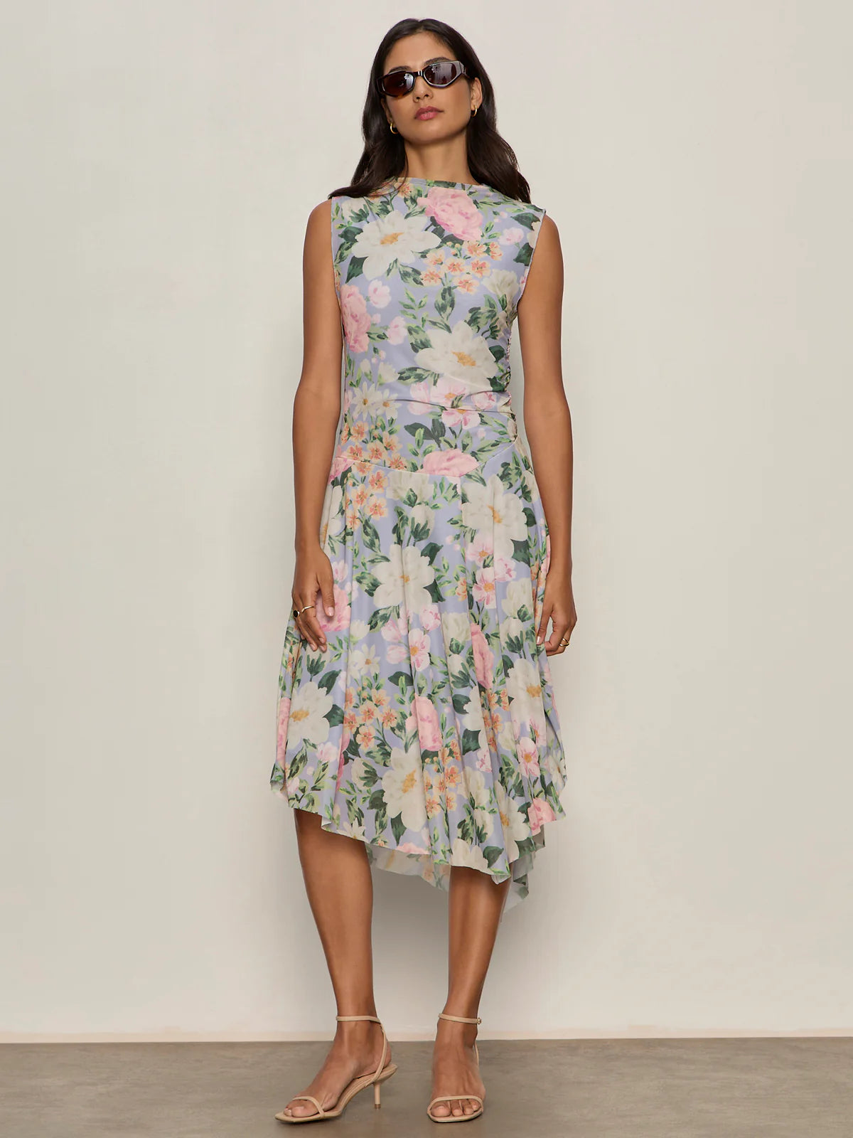 Sanctuary New Day Mesh Dress - Spring Floral