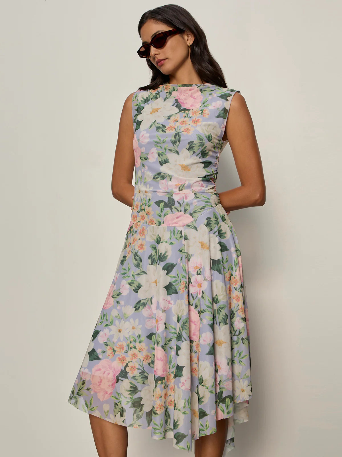 Sanctuary New Day Mesh Dress - Spring Floral