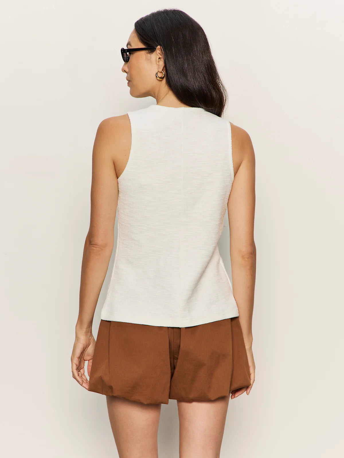 Sanctuary Nothing Extra Knit Vest - Chalk