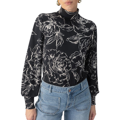 Sanctuary On The Spot Blouse - Rose Stencil Clothing - Tops - Shirts - Blouses - Blouses Mid Price by Sanctuary | Grace the Boutique