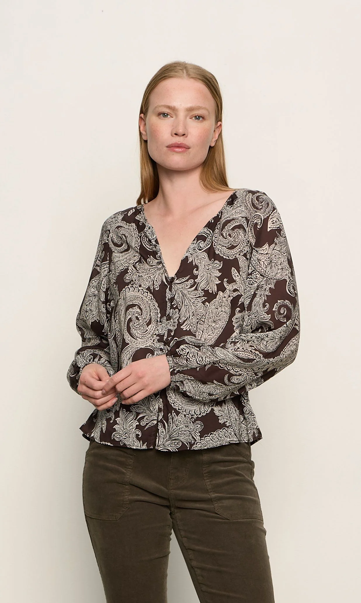 Sanctuary Paisley Blouse - Mineral Paisley