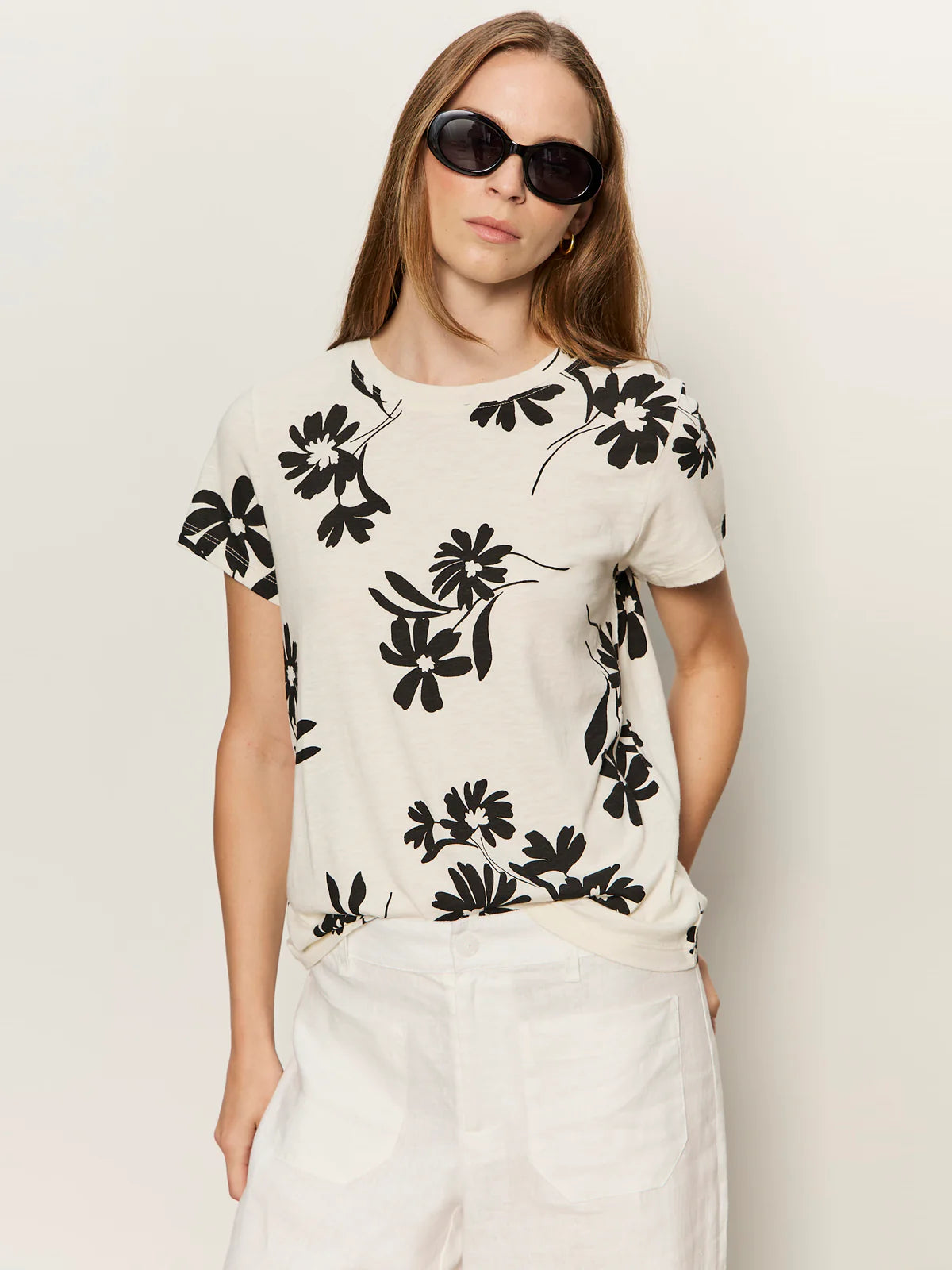 Sanctuary Perfect Tee - Chalk Bloom