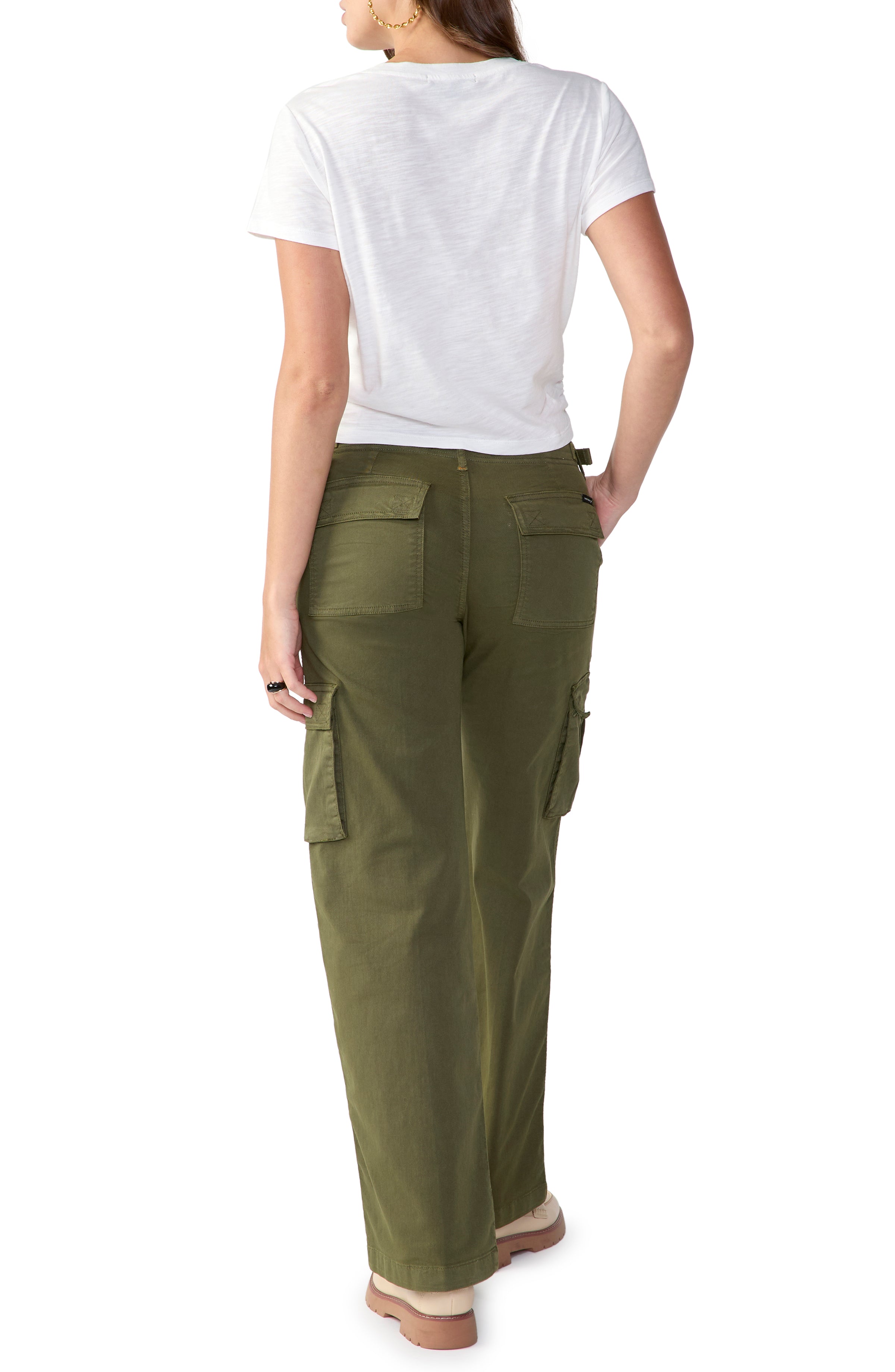 Sanctuary Re-Issue Cargo - Mossy Green Clothing - Bottoms - Pants - Casual by Sanctuary | Grace the Boutique