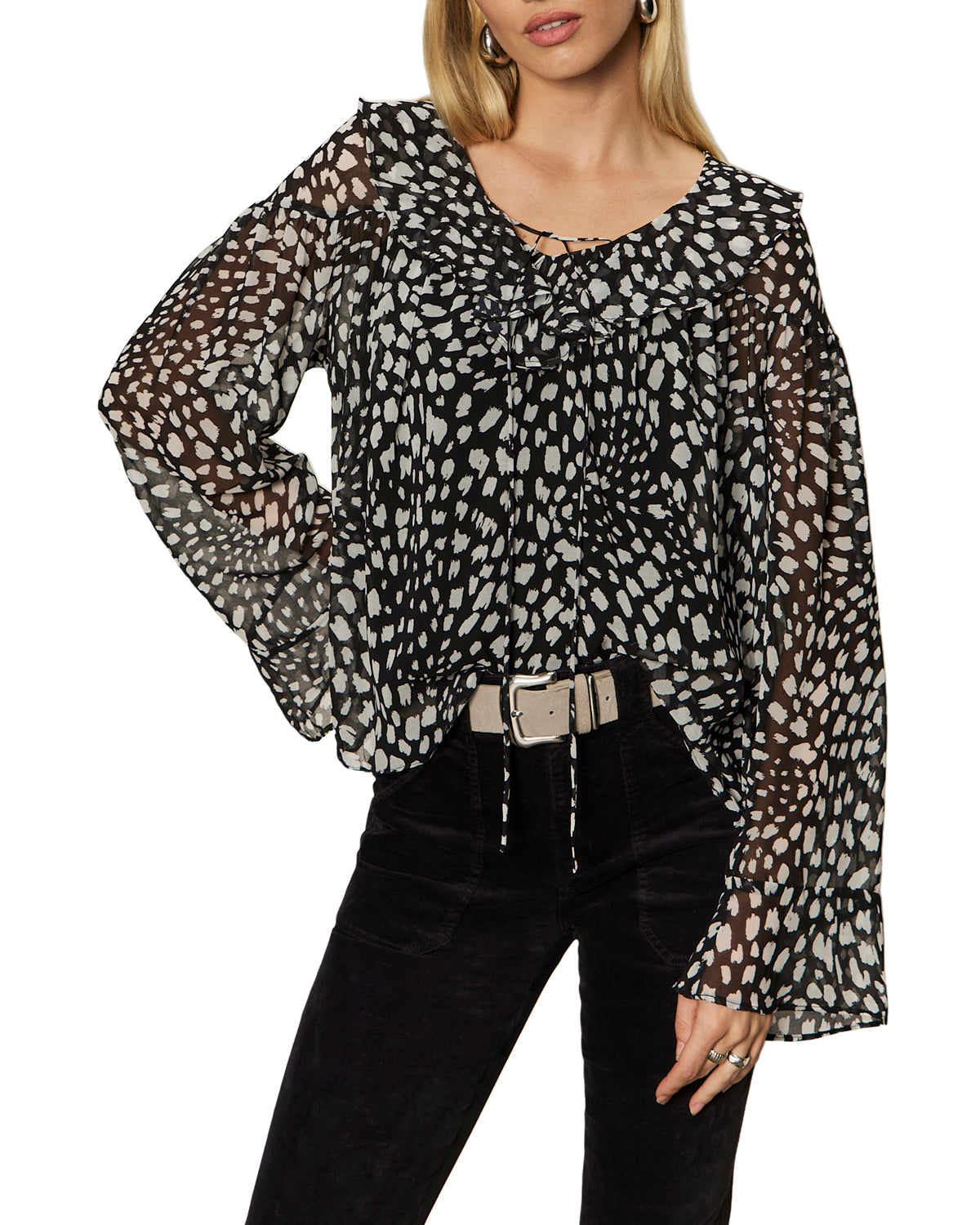 Sanctuary Secret Lover Blouse - Plume
