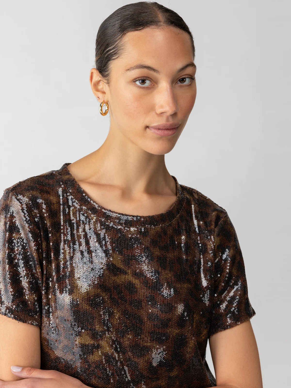 Sanctuary Sequin Perfect Tee - Night Spots Clothing - Tops - Shirts - SS Knits by Sanctuary | Grace the Boutique