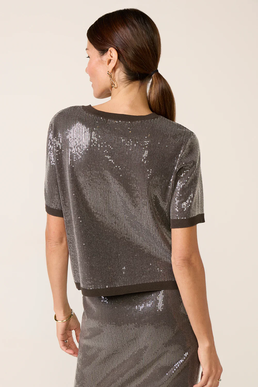 Sanctuary Sparkle Sequin Sweater - Ink