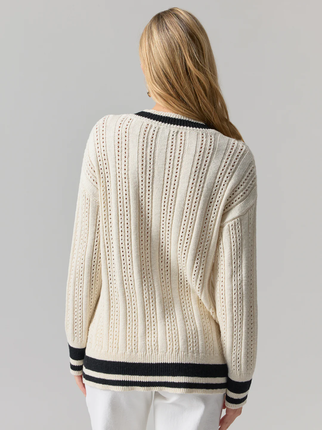 Sanctuary Sport Stripe Cardi - Natural Clothing - Tops - Sweaters - Cardigans by Sanctuary | Grace the Boutique