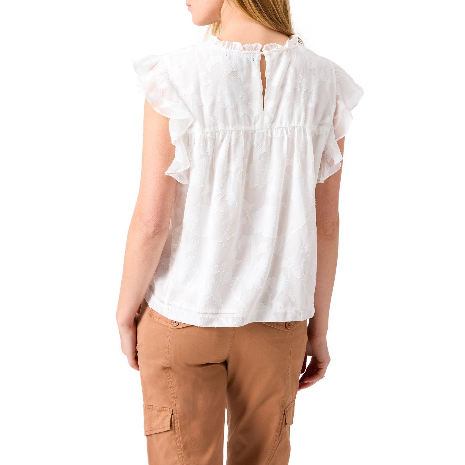 Sanctuary Spring Gathering Top - White Clothing - Tops - Shirts - Blouses - Blouses Mid Price by Sanctuary | Grace the Boutique
